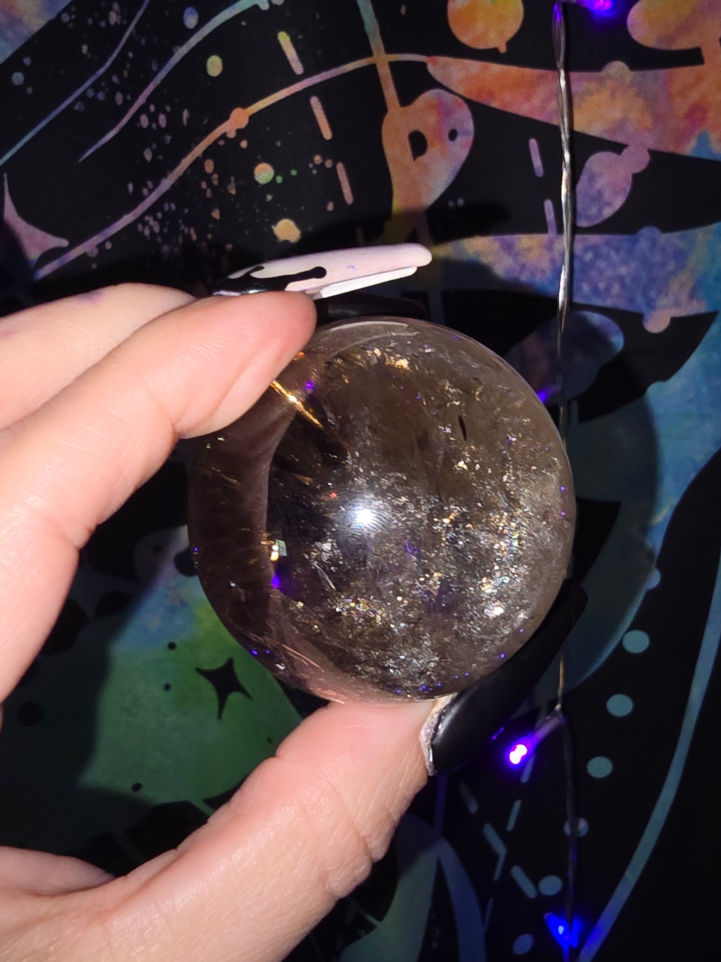Smoky Quartz Sphere | Grounding, Clarity & Stress Relief