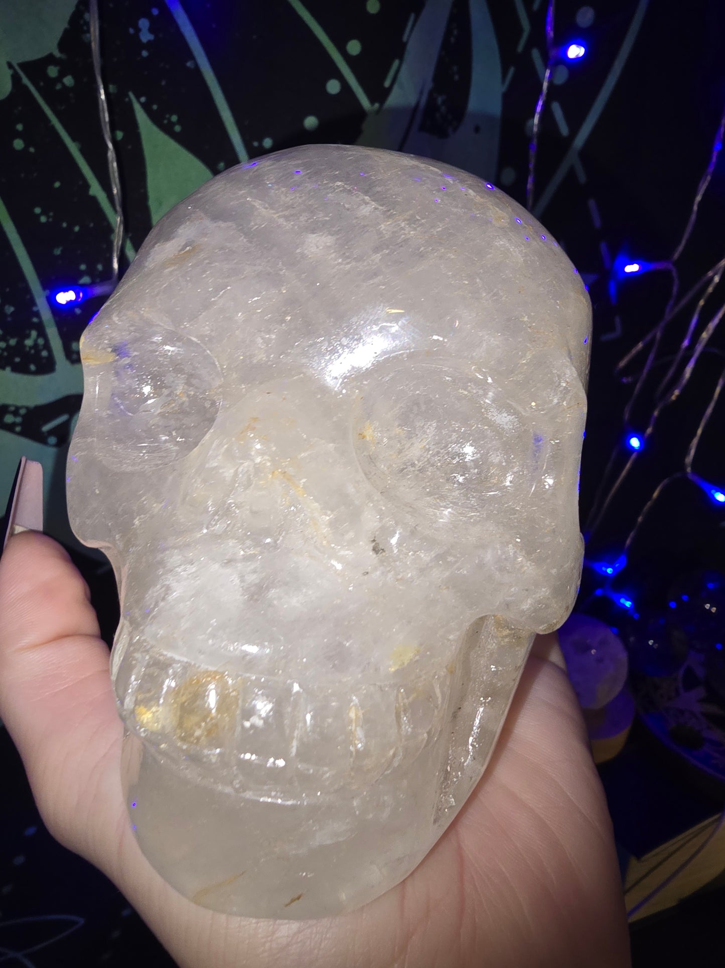 Clear Quartz Skull
