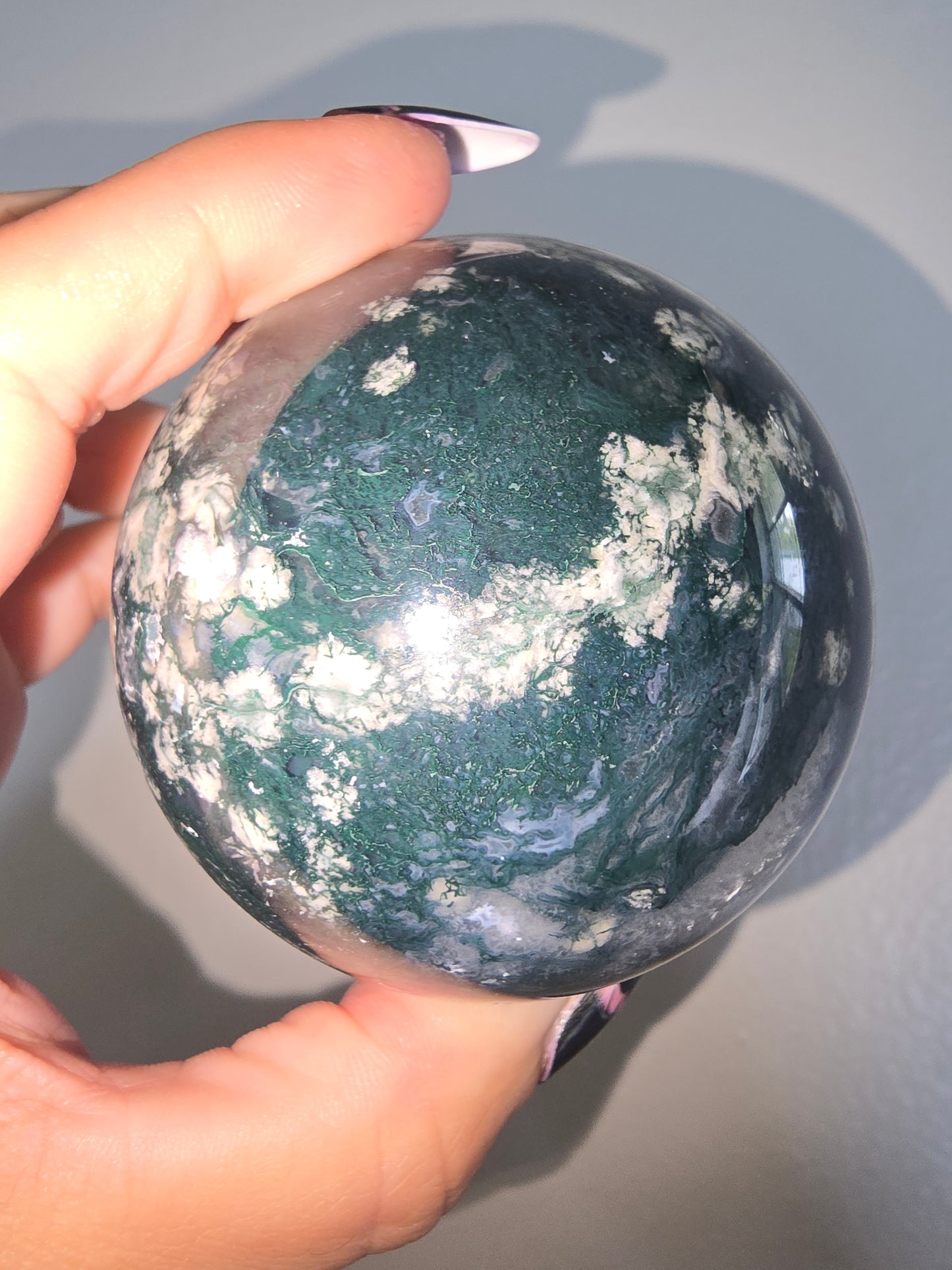 Moss Agate Sphere