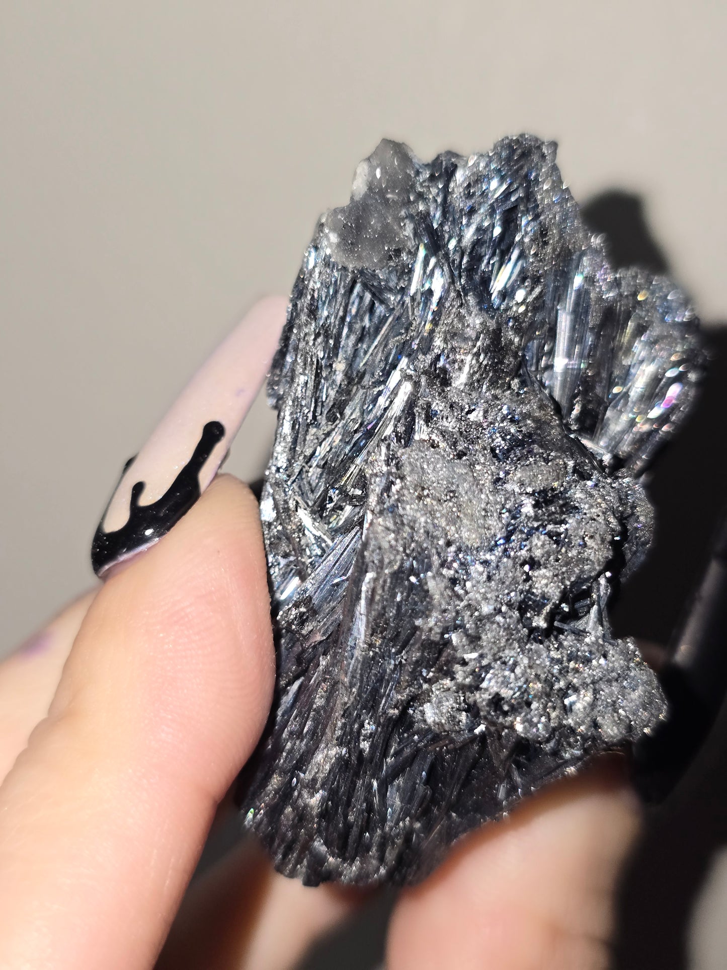 Raw Stibnite Specimen | Manifestation, Transformation & Spiritual Growth