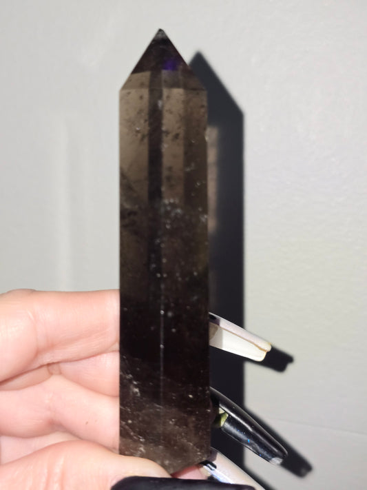 Dark Smoky Quartz Tower | Grounding, Protection & Inner Strength