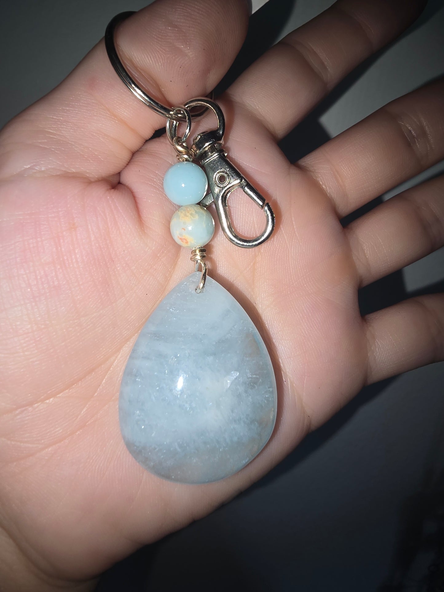 Aquamarine Keychain