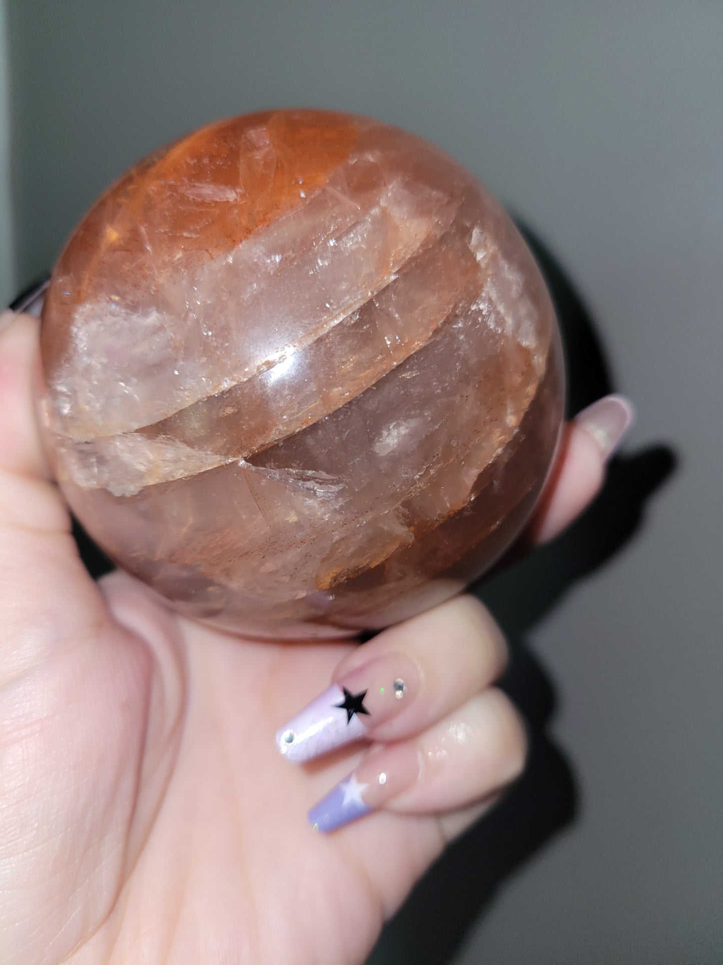 Fire Quartz Sphere