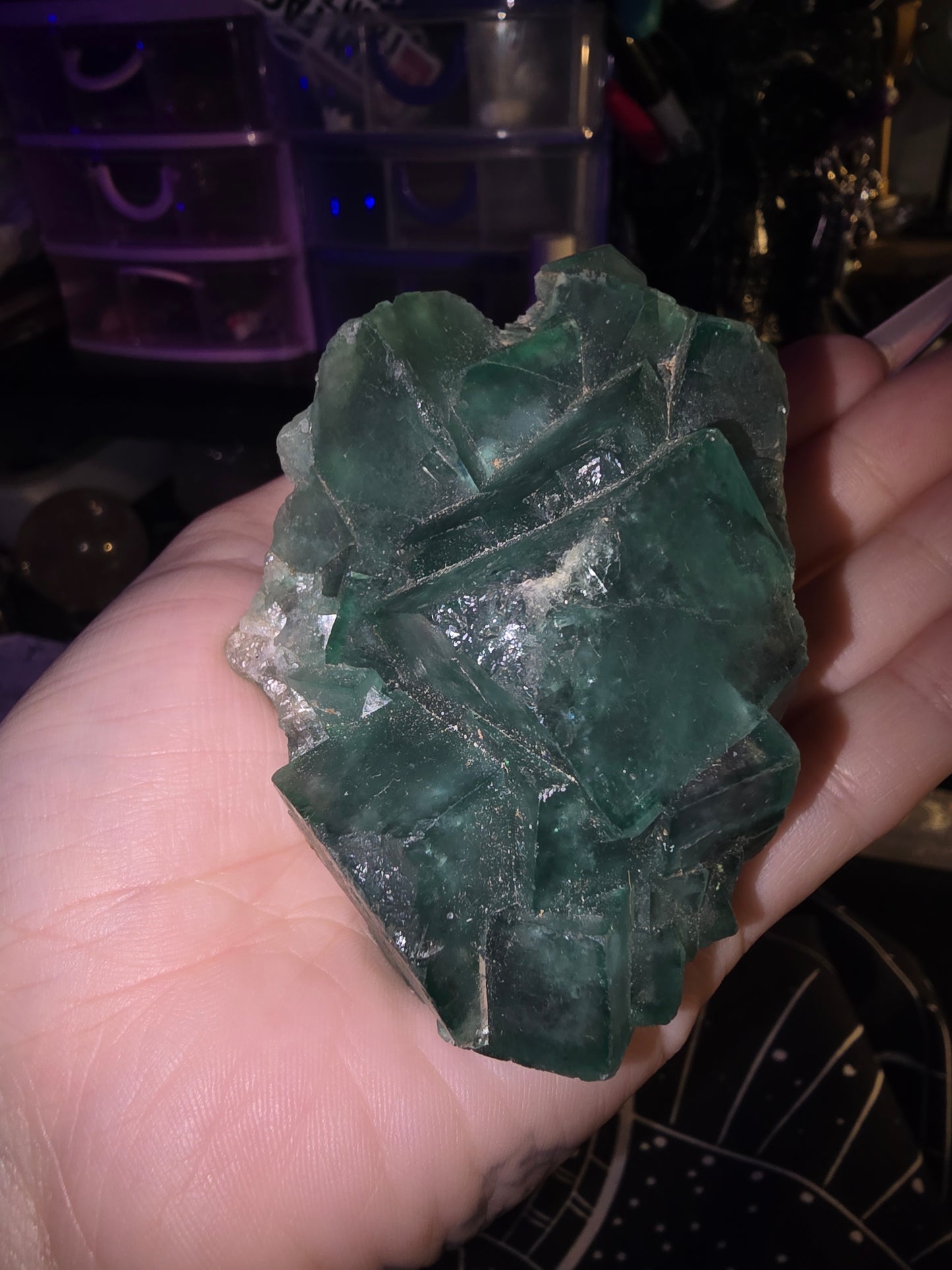 Green Cubic Fluorite