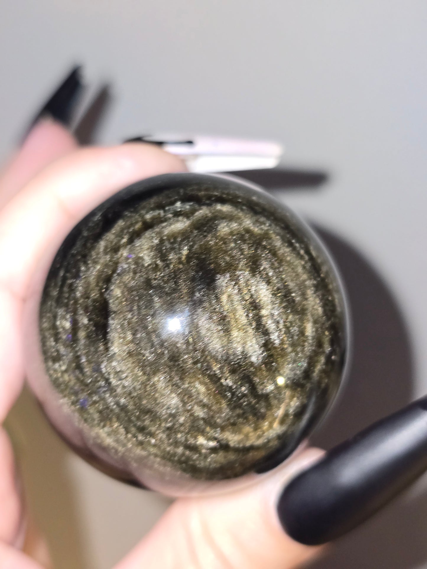 Gold Sheen Obsidian Sphere | Personal Power, Clarity & Protection