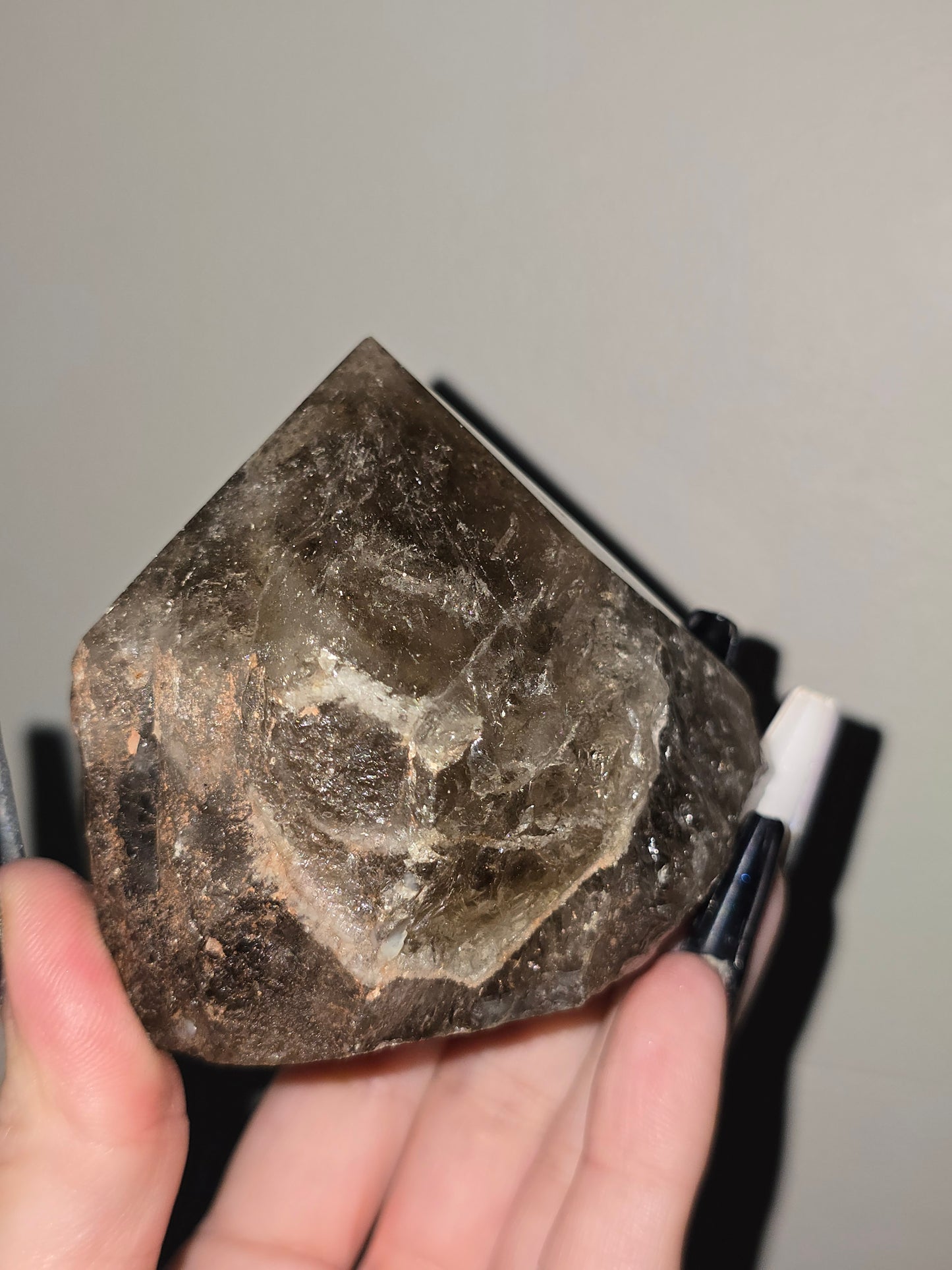 Natural Smoky Quartz Point | Grounding, Clarity & Steady Growth