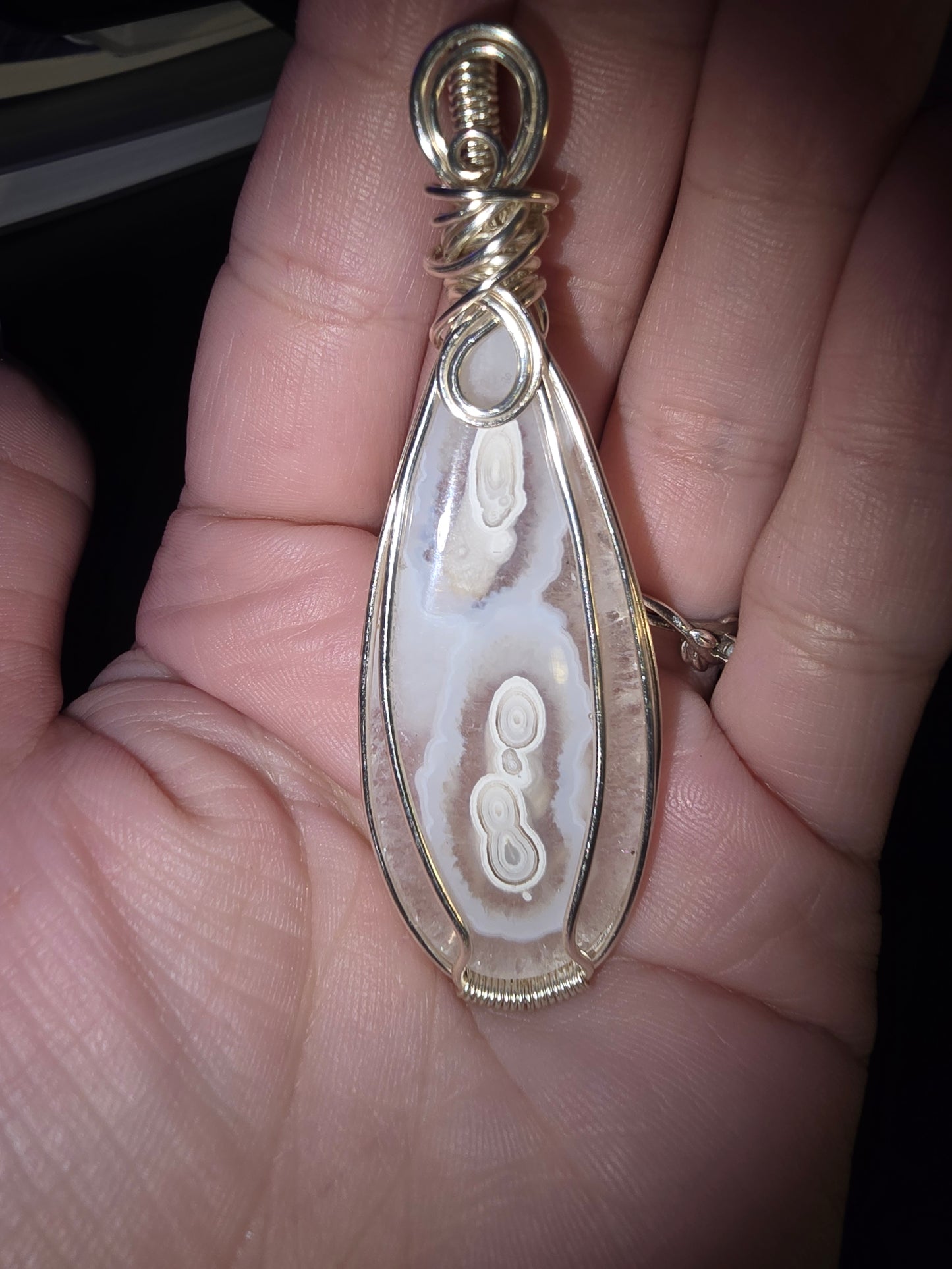 Agate Wrapped Pendant