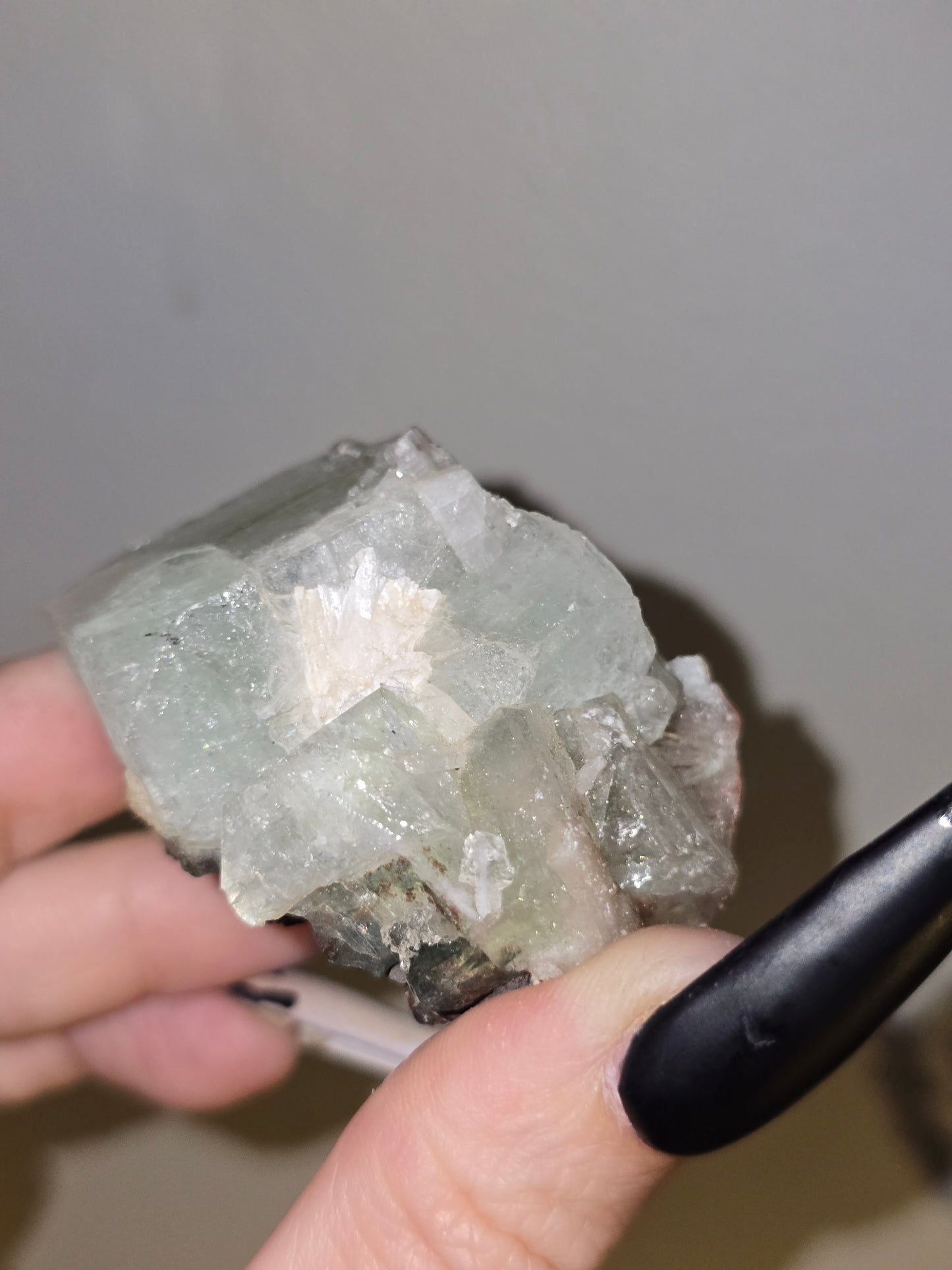 Pale Green Fluorite Cube | Clarity, Harmony & Mental Focus