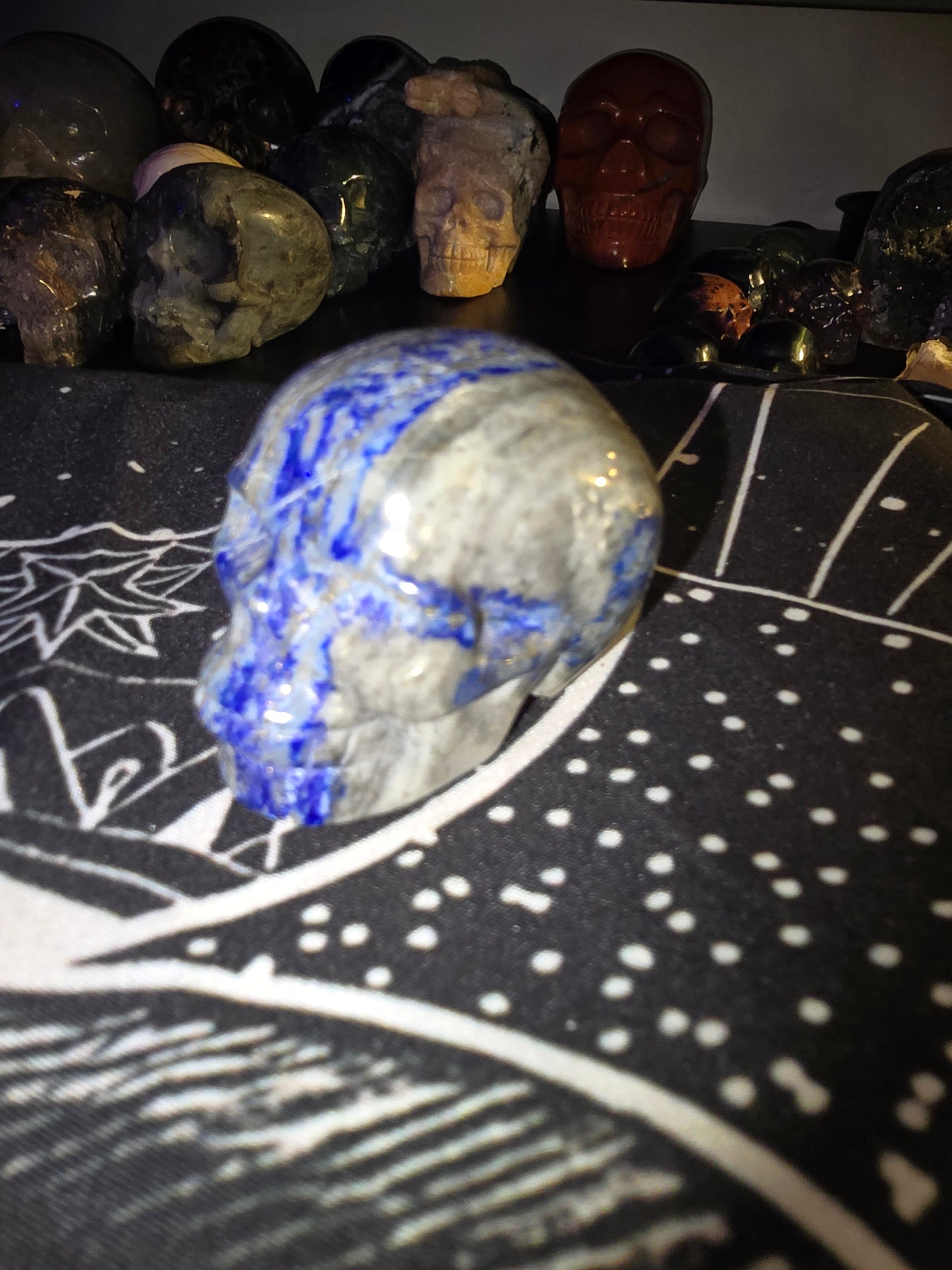 Lapis Lazuli Mini Skull