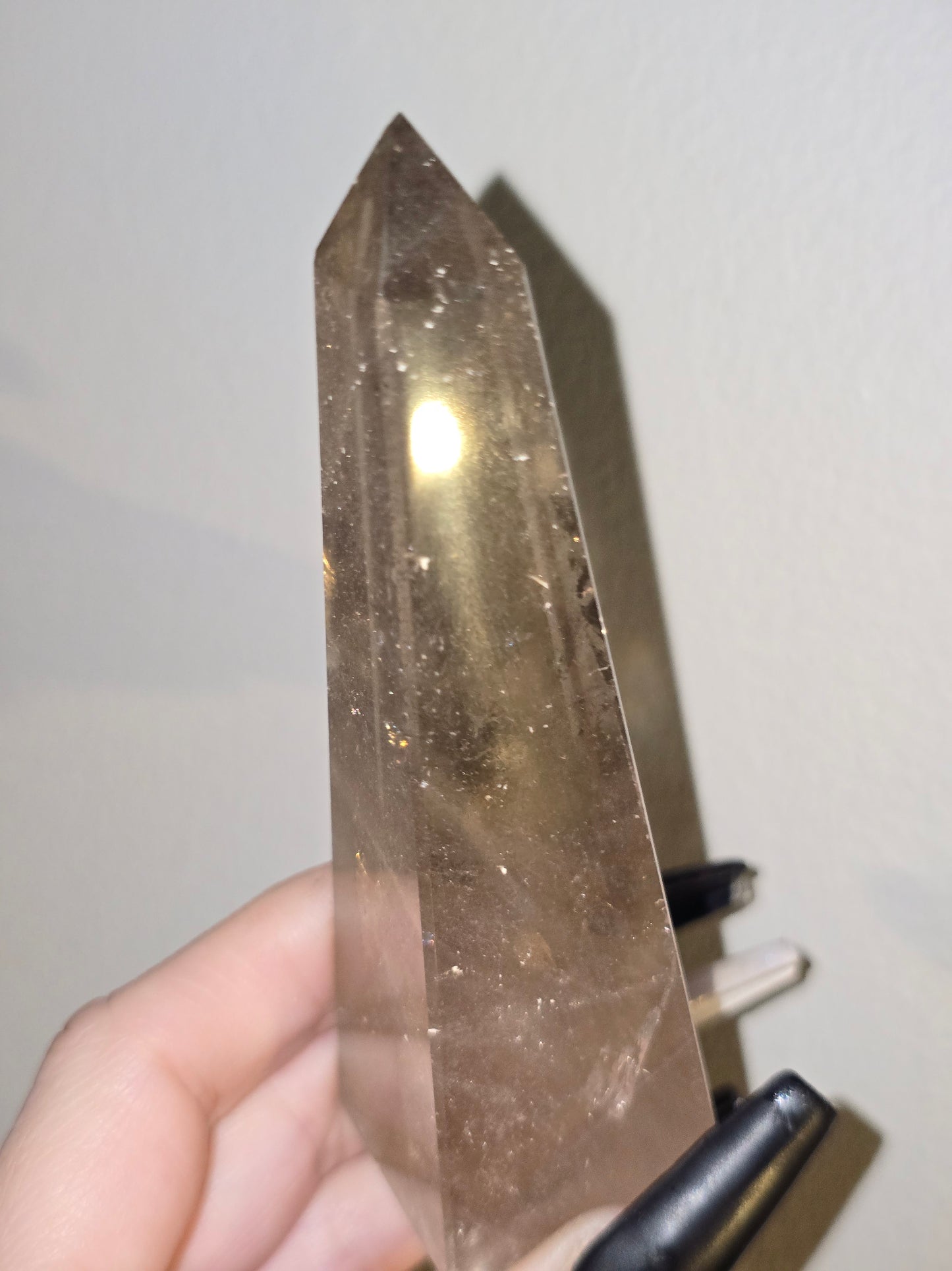 Rainbow Smoky Quartz Obelisk | Clarity, Hope & Grounded Transformation