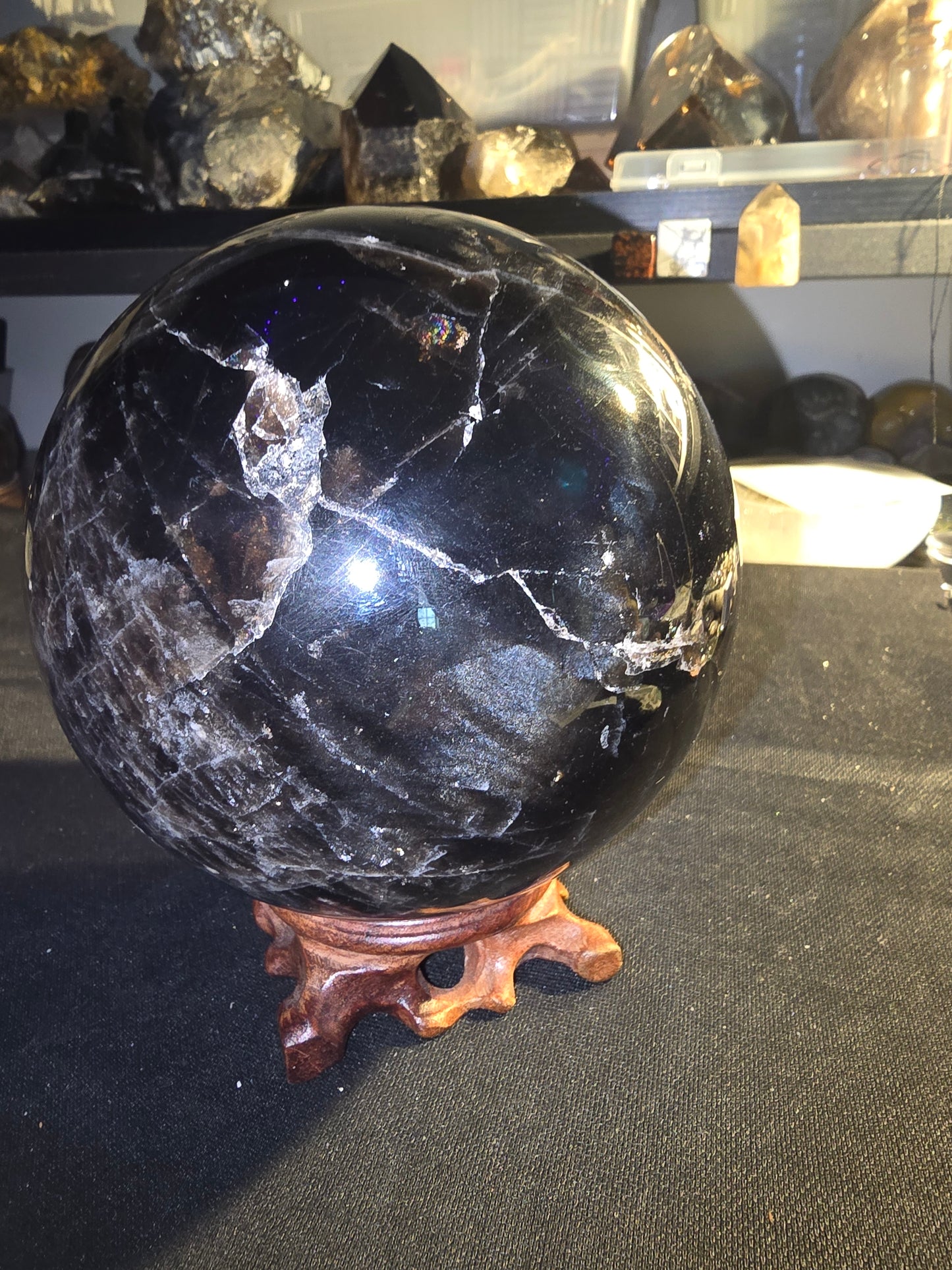 Large Smoky Quartz Sphere | 5 lbs 11.3 oz Collector Statement Piece