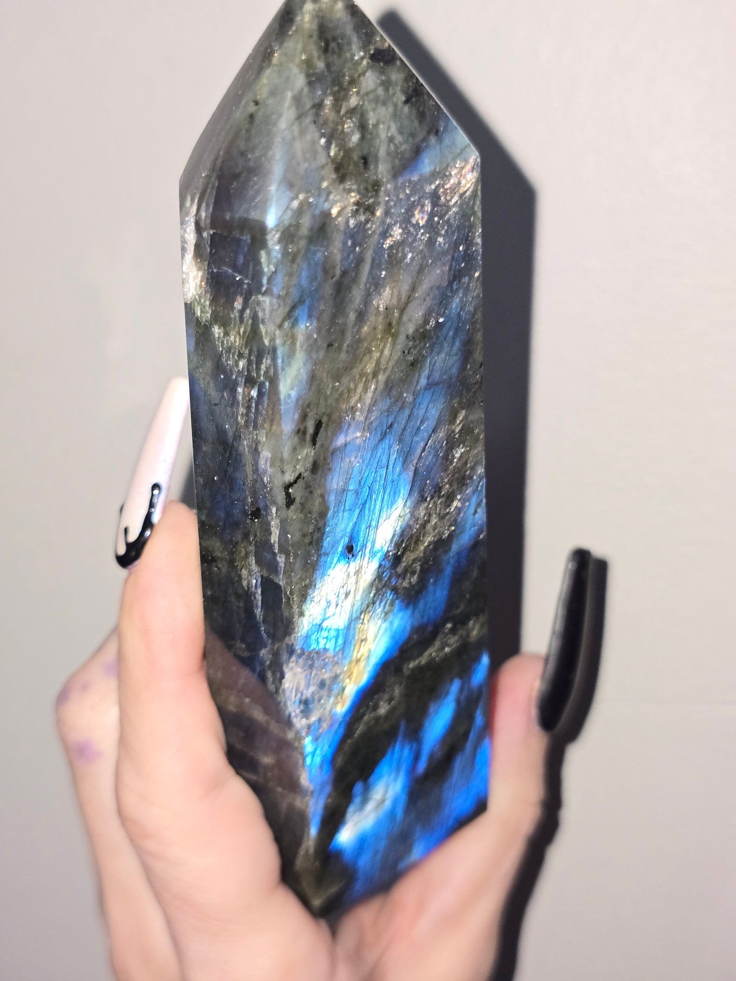 Labradorite Tower | Intuition, Transformation & Hidden Potential