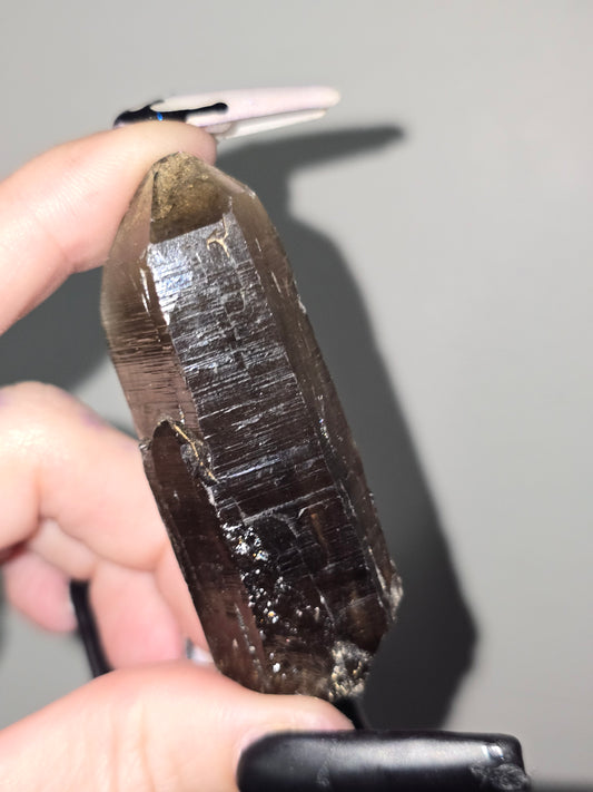 Raw Smoky Quartz Point | Grounding, Protection & Balance