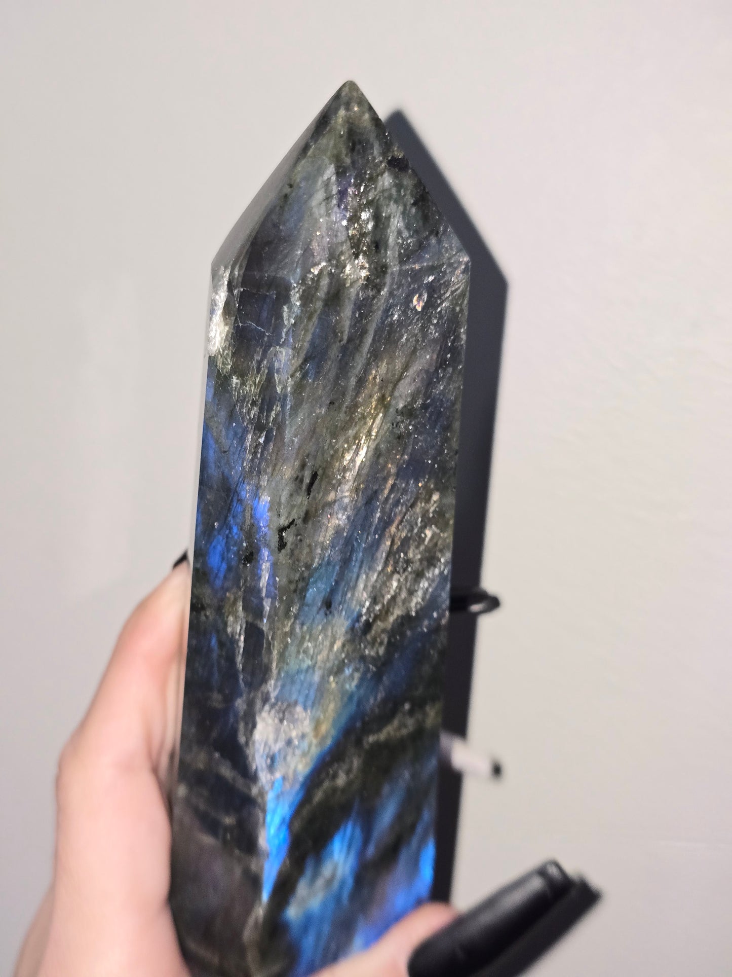 Labradorite Tower | Intuition, Transformation & Hidden Potential