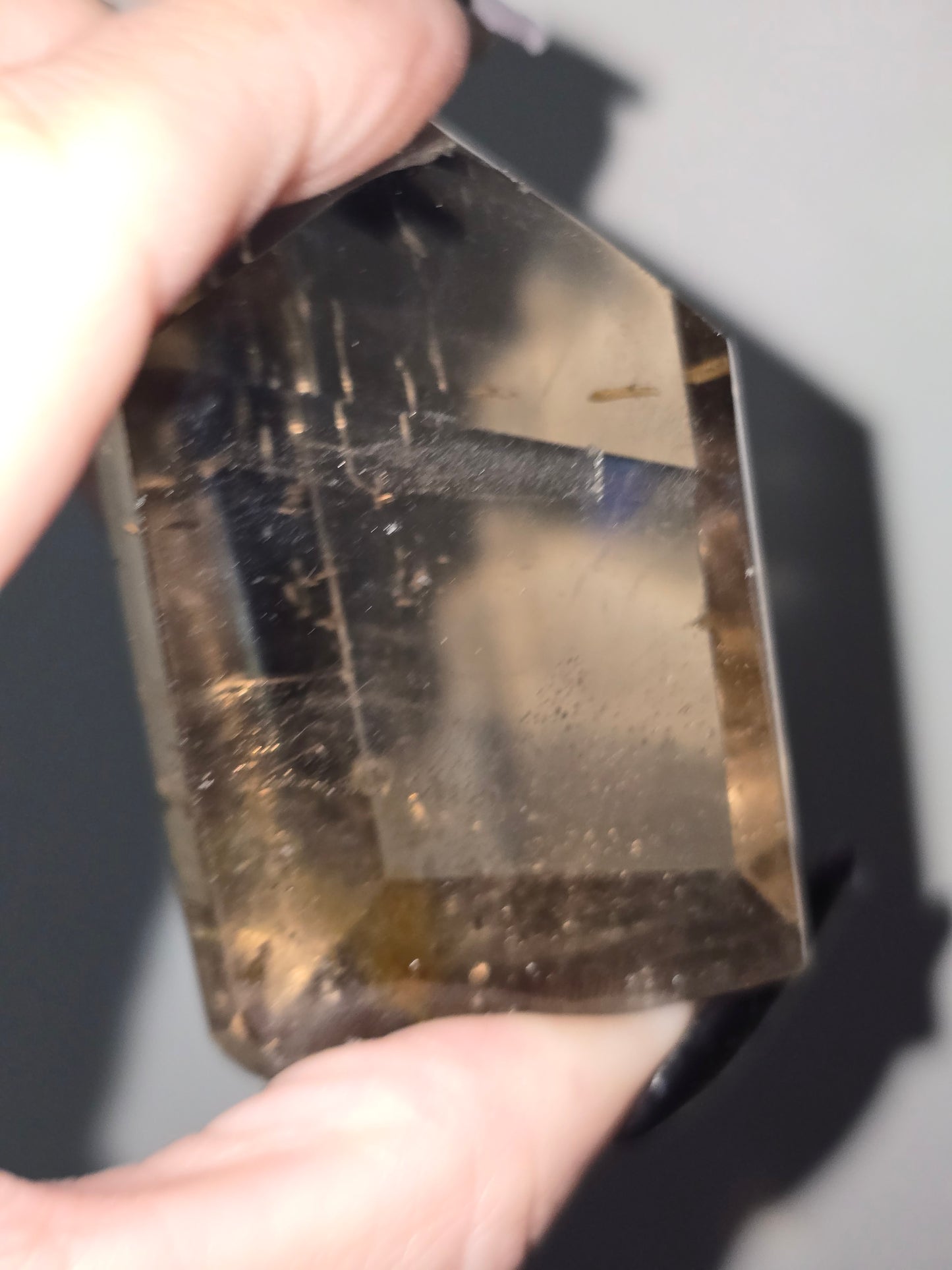 Clear Smoky Quartz Freeform | Grounding, Clarity & Inner Balance