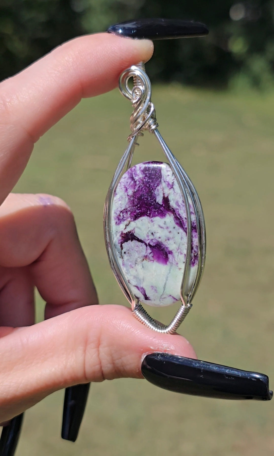 Kammererite Pendant | Intuition & Transformation