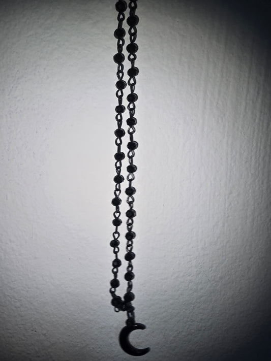 Beaded Moon Choker