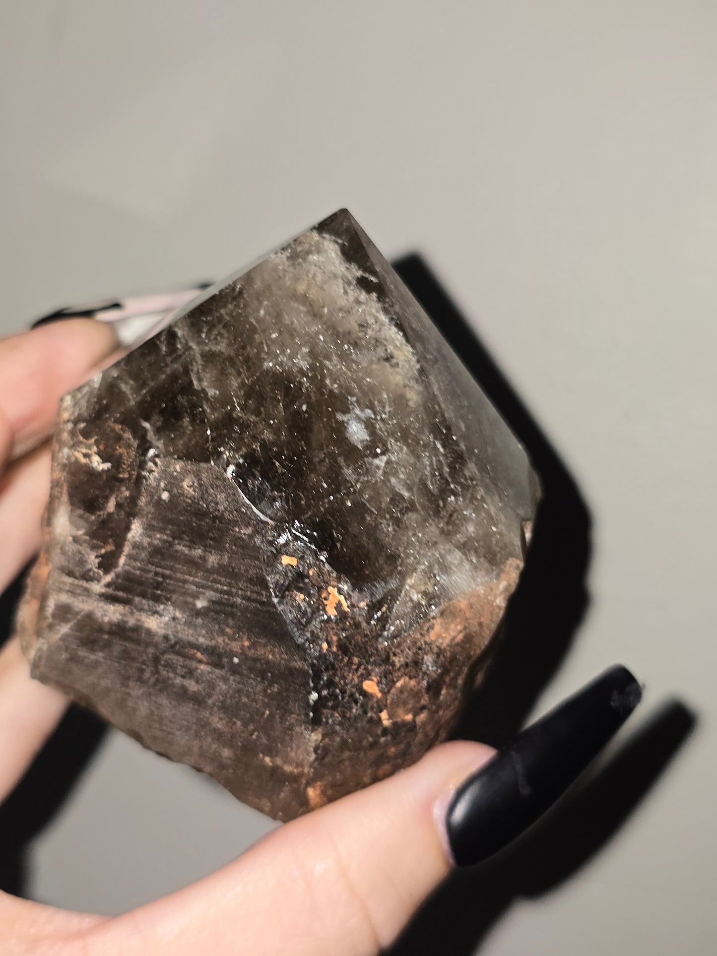 Natural Smoky Quartz Point | Grounding, Clarity & Steady Growth