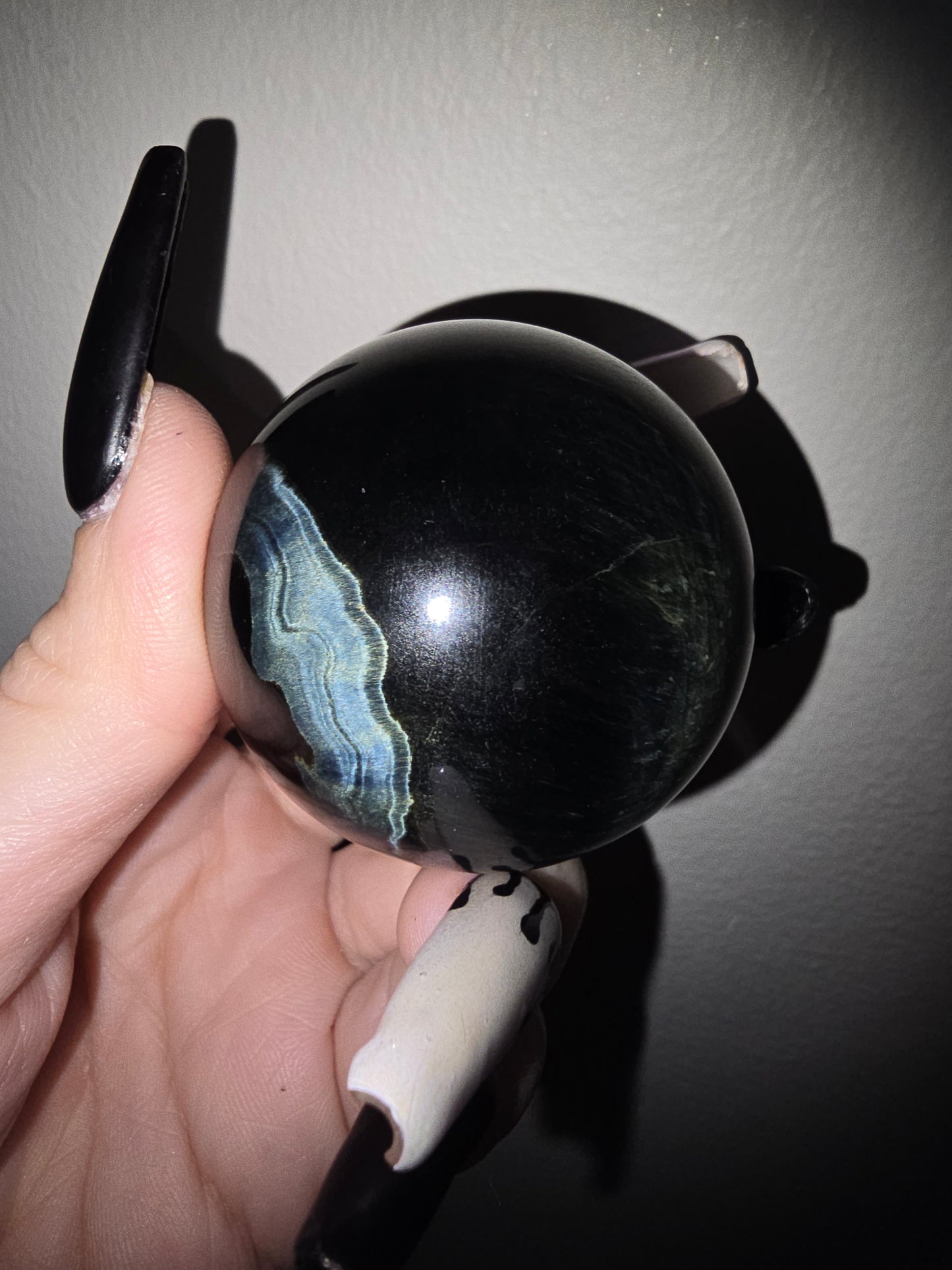 Blue Tiger Eye Sphere | Focus, Confidence & Clear Communication