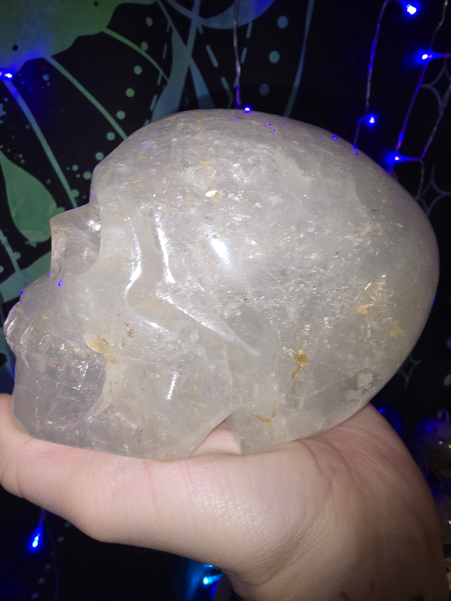 Clear Quartz Skull
