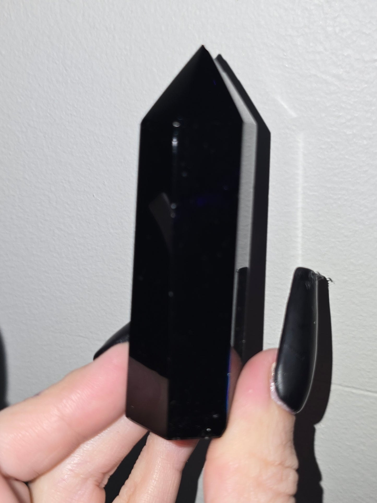 Black Obsidian Tower | Protection, Grounding & Shadow Work