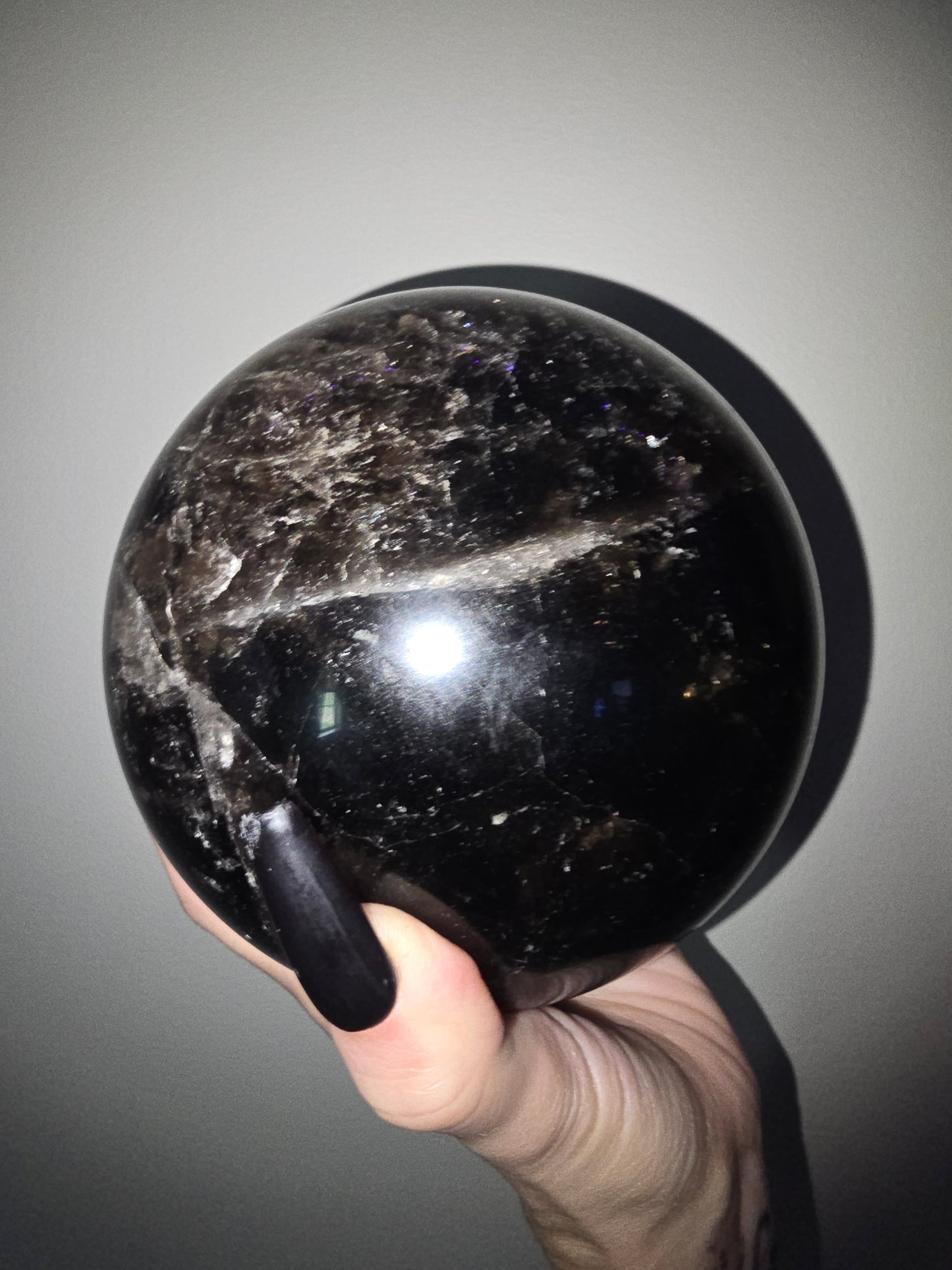 Oversized Smoky Quartz Sphere | 6 lbs 13.9 oz Collector Statement Piece