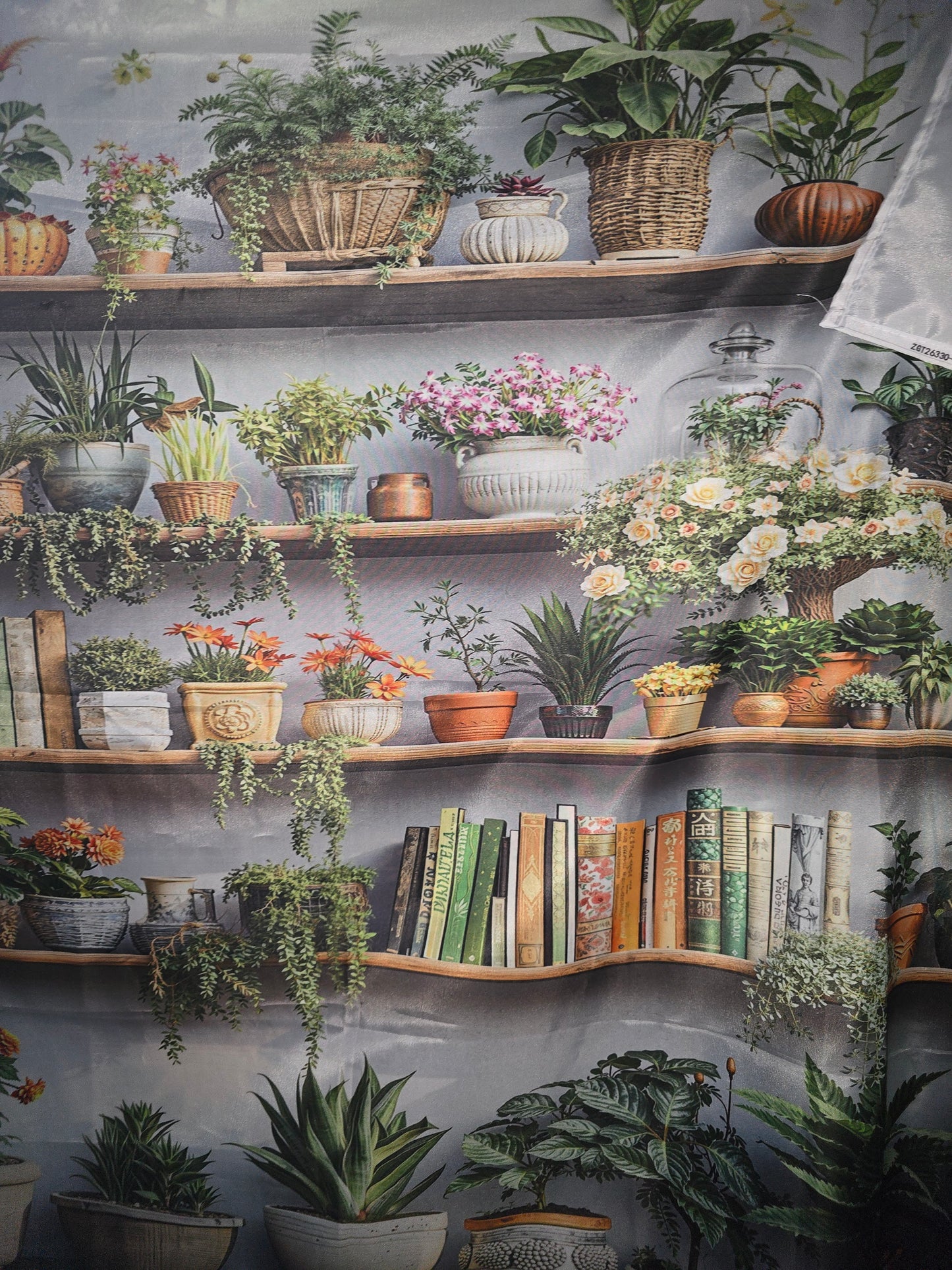 Plant Shelf Tapestry | Botanical Wall Hanging & Cozy Room Décor
