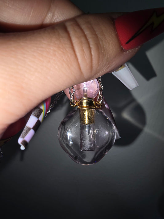 Amethyst Potion Jar Pendant