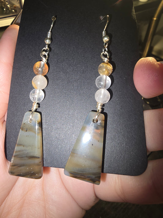 Montana Agate Earrings