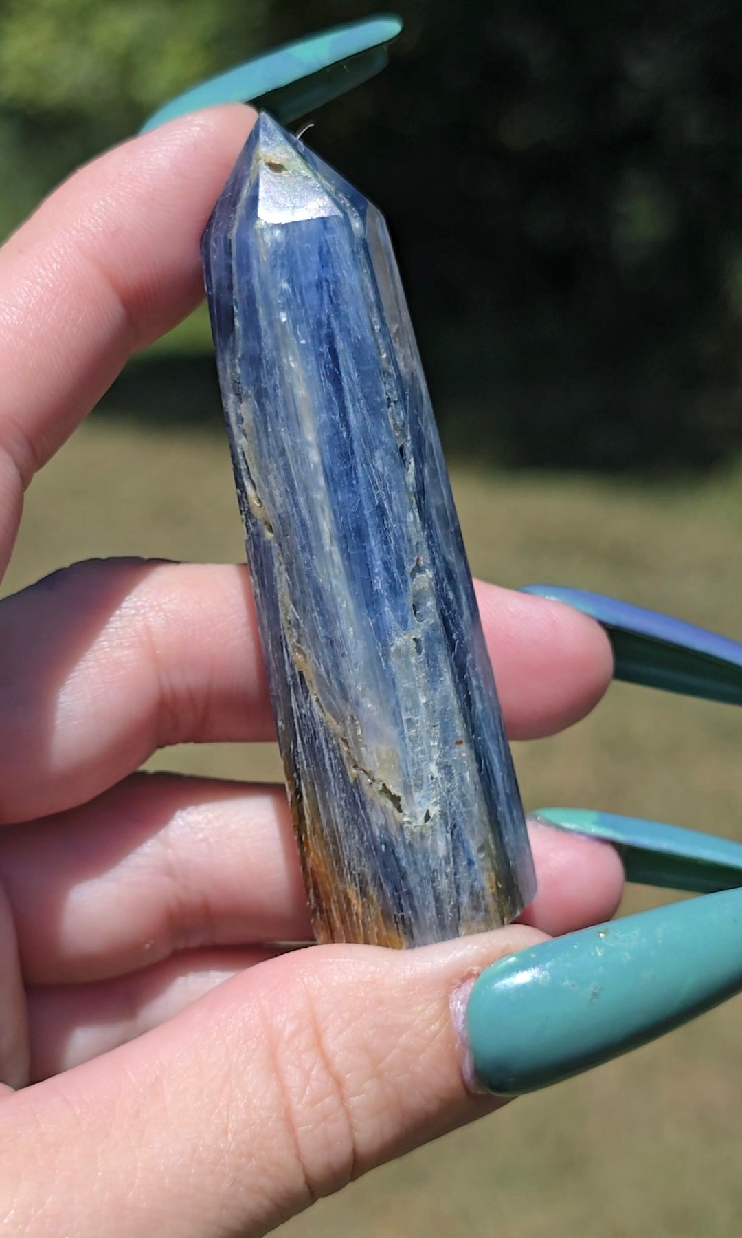 Blue Kyanite Tower | Alignment & Communication