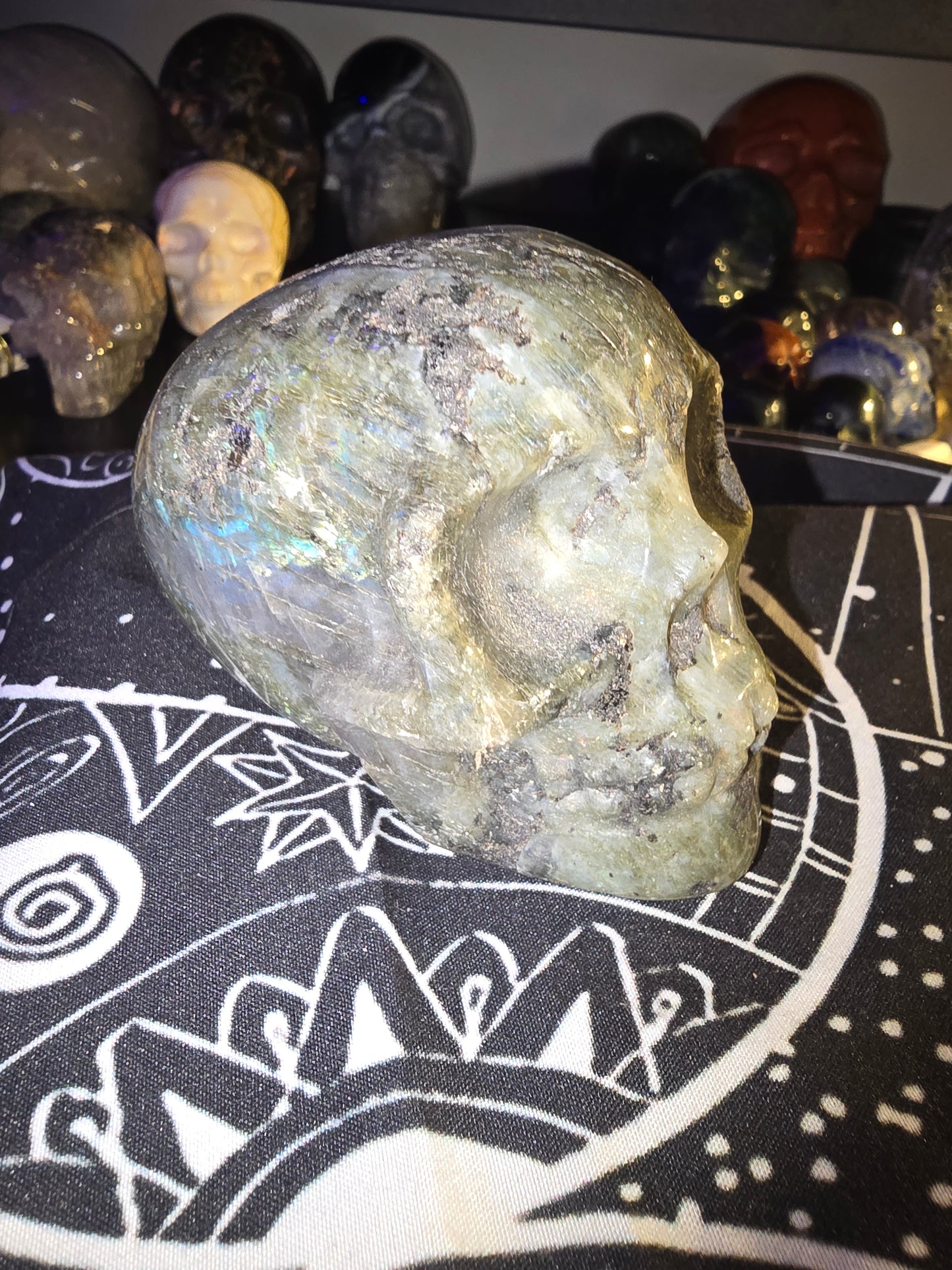 Labradorite Skull 3