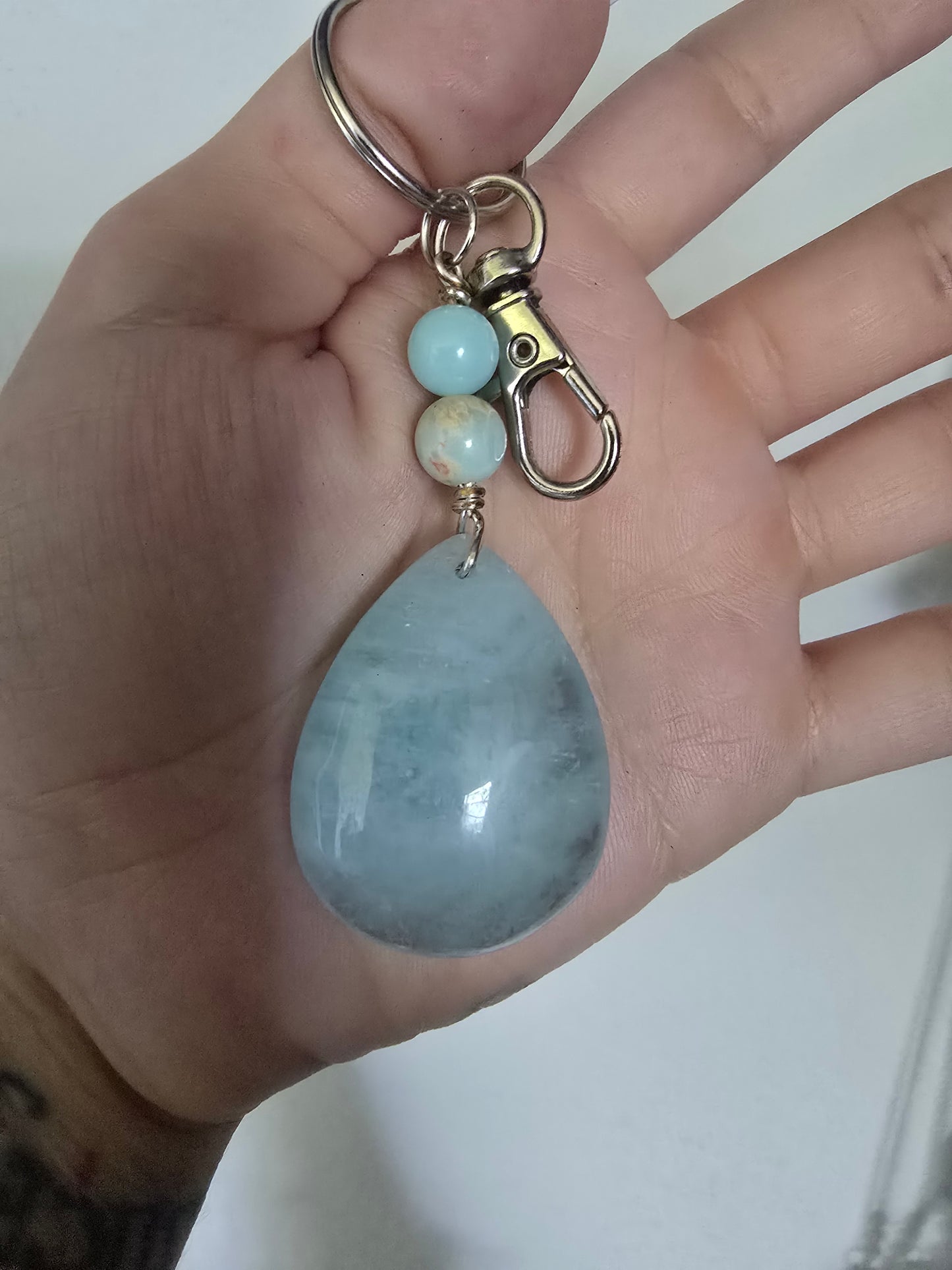 Aquamarine Keychain