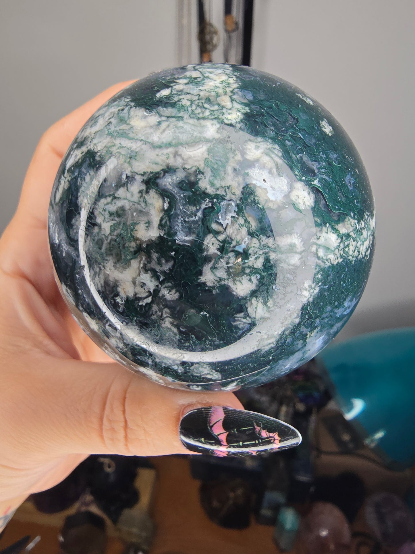Moss Agate Sphere