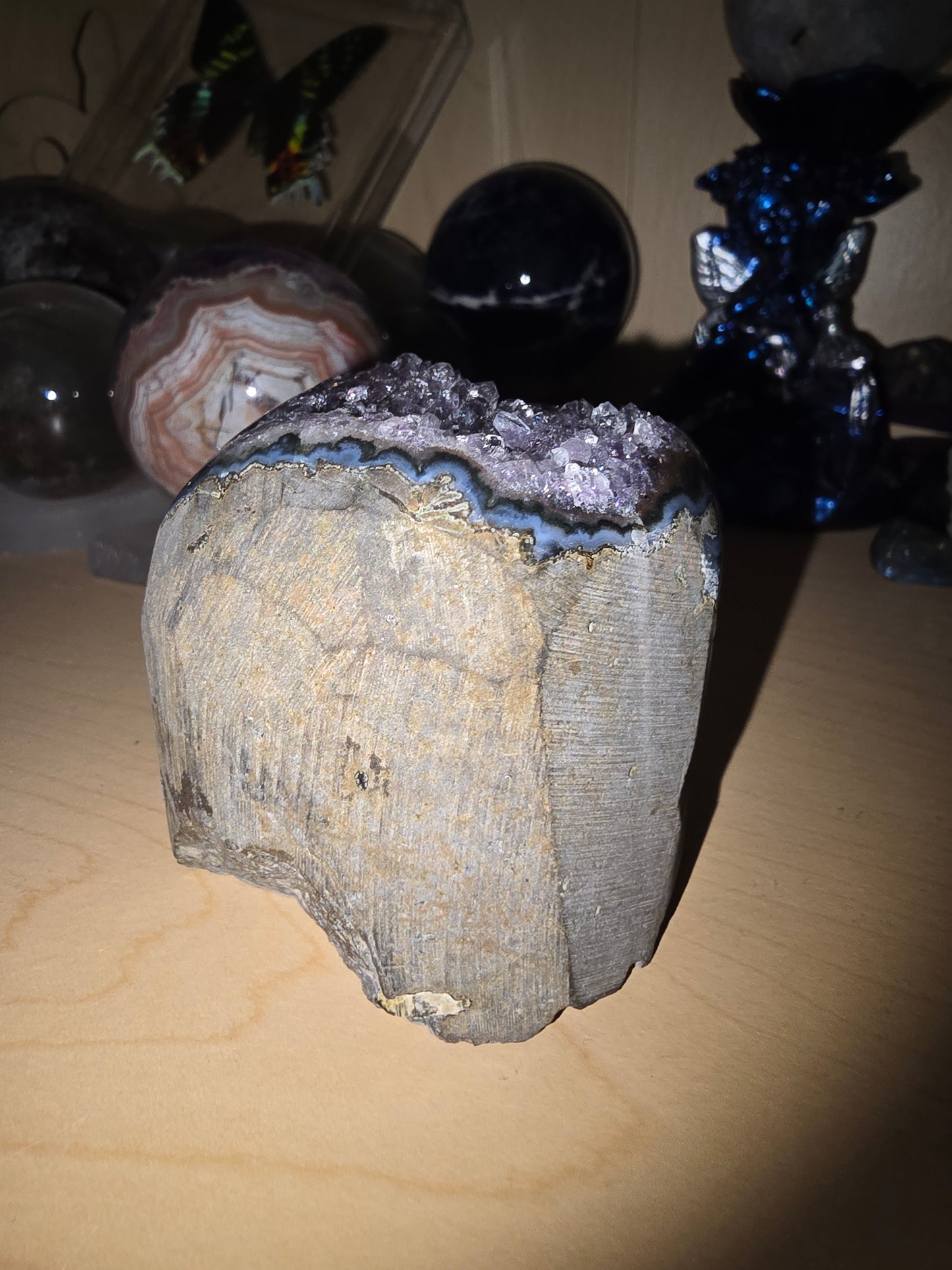 Amethyst Stalagtite Cut Base