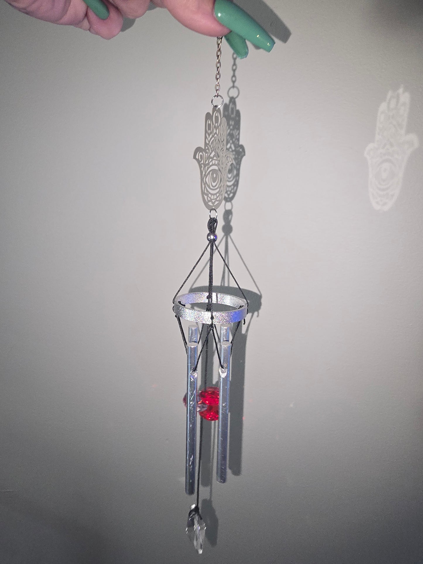 Hamsa Hand Wind Chime | Evil Eye Protection Decor