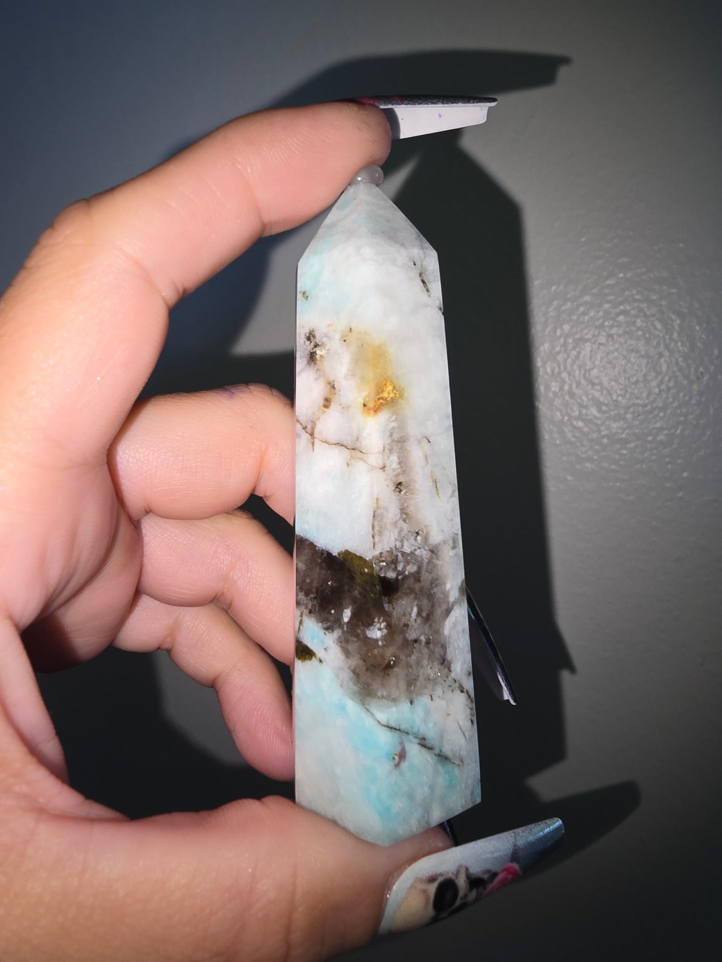 Amazonite, Smokey Quartz Tower