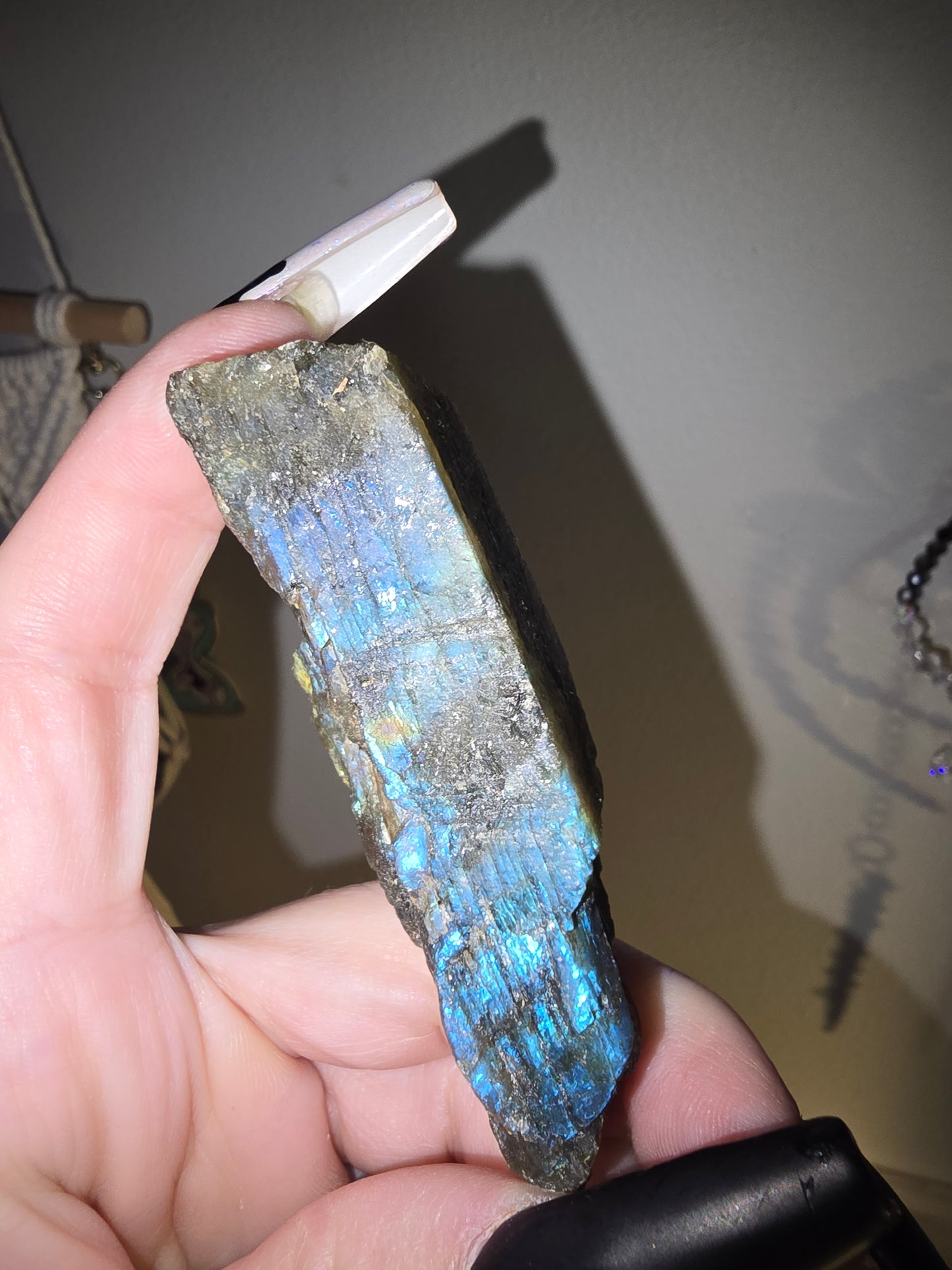 Raw & Polished Labradorite Specimen | Intuition, Transformation & Hidden Potential