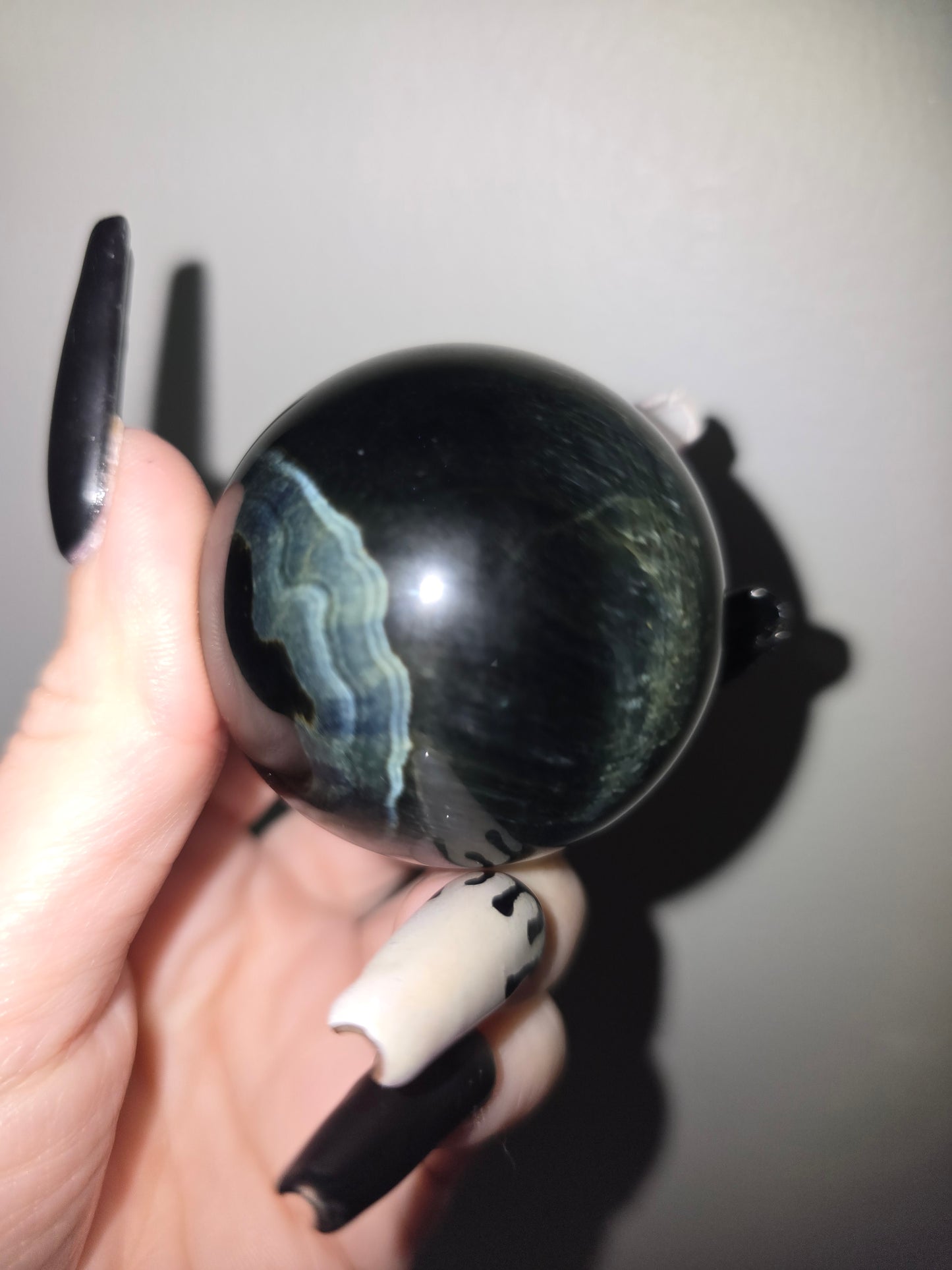 Blue Tiger Eye Sphere | Focus, Confidence & Clear Communication