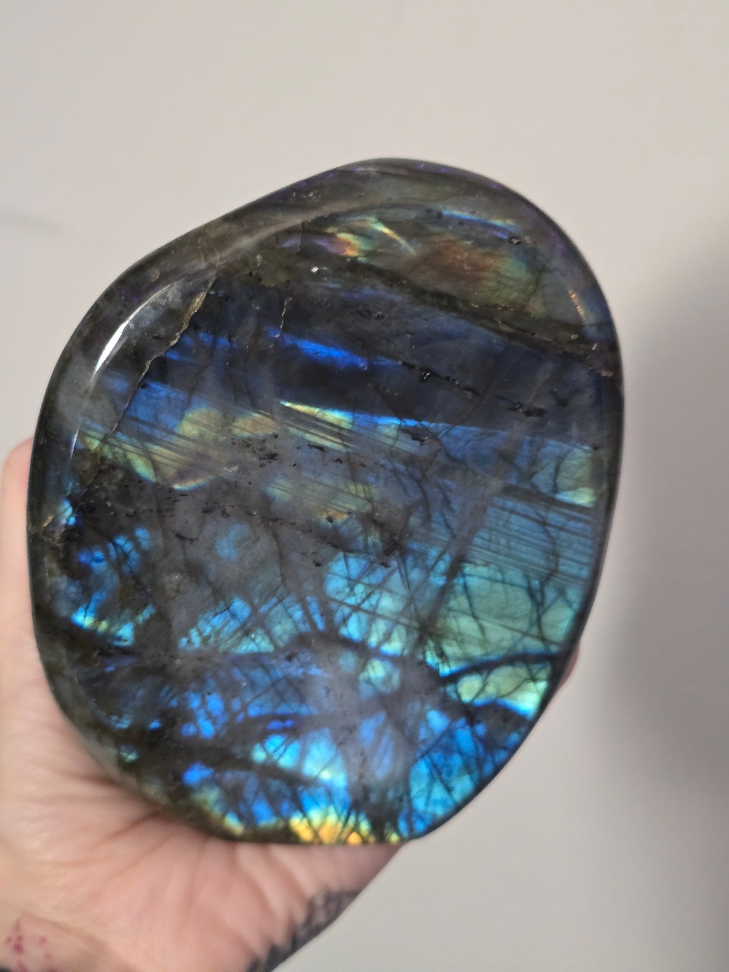 High Flash Labradorite Freeform | Electric Blue Flash & Transformation