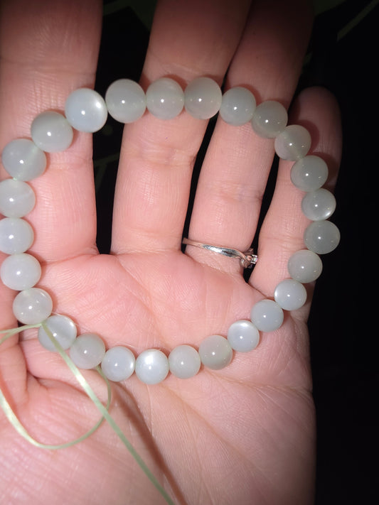 Green Moonstone Bracelet