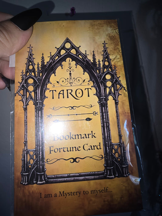 Mystery Tarot Card Bookmark