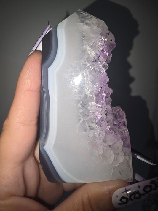 Agate Amethyst Freeform