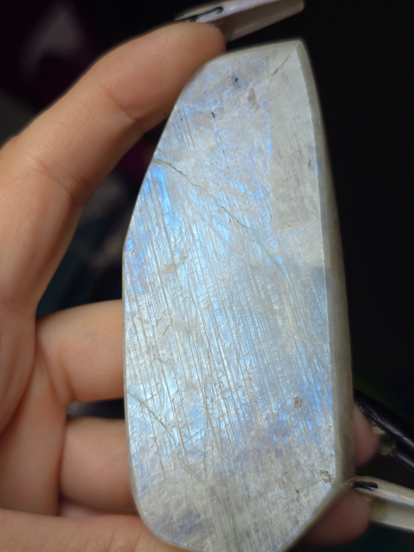 High-Grade White Moonstone Freeform | Intuition, Inner Wisdom & New Beginnings