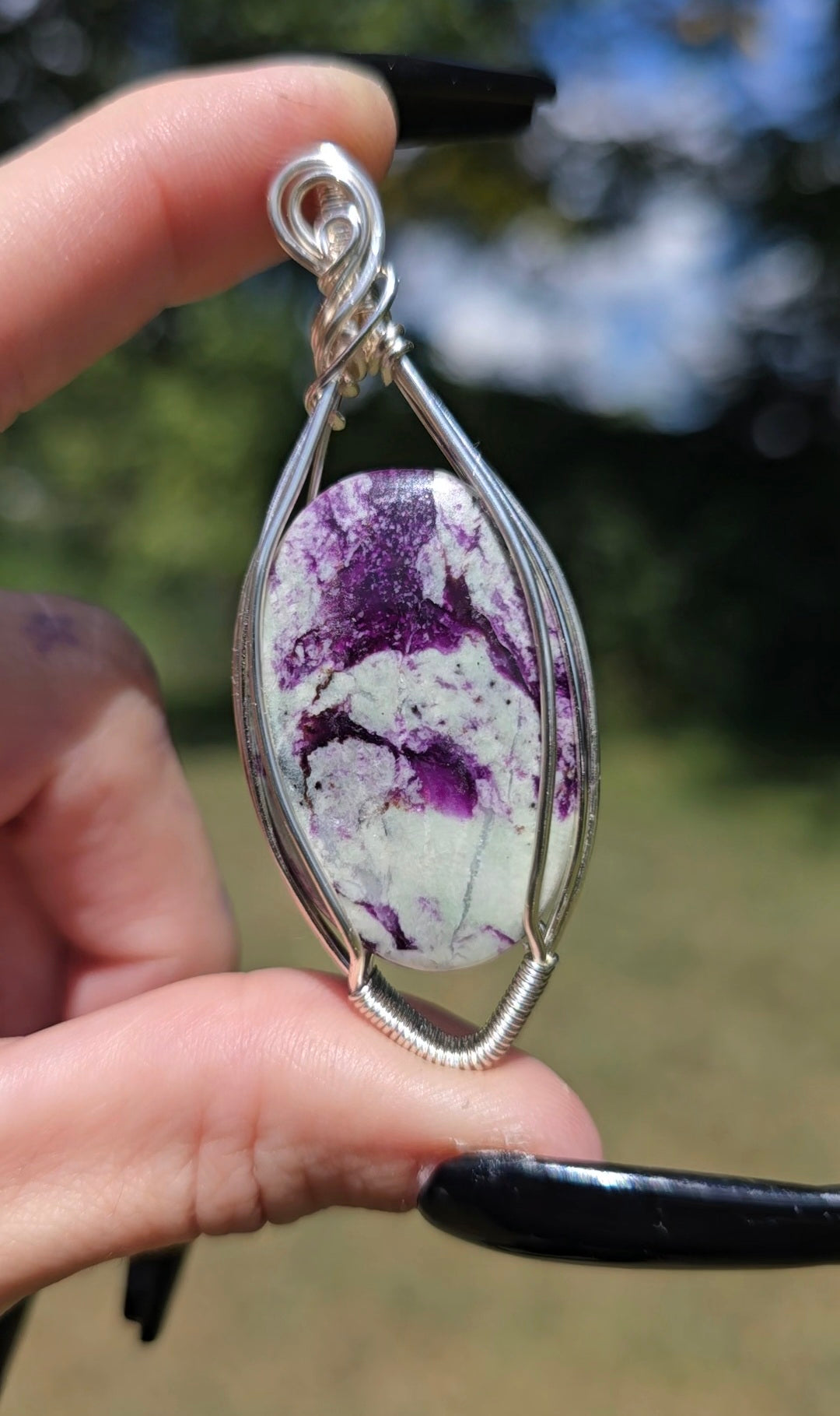 Kammererite Pendant | Intuition & Transformation