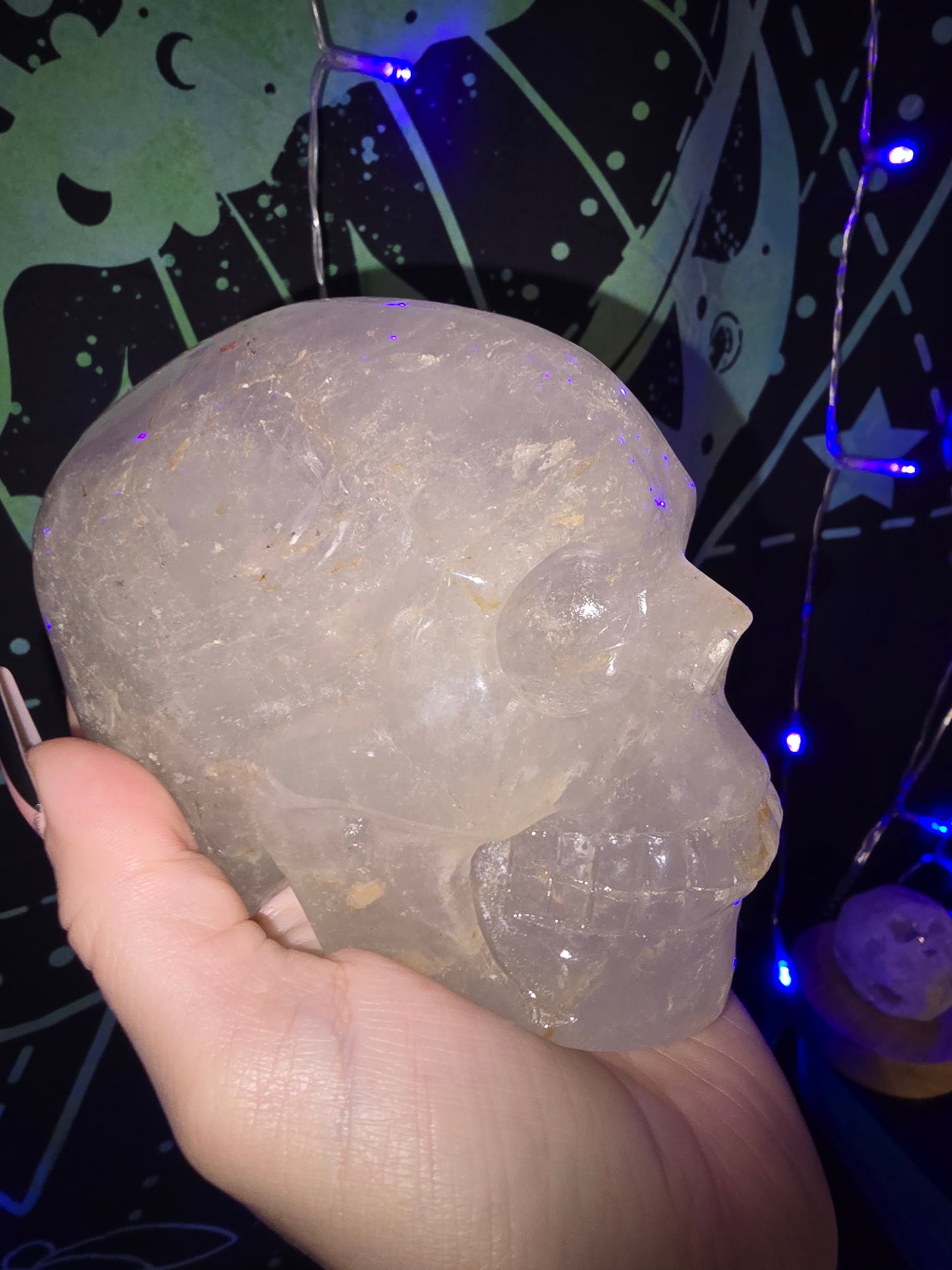 Clear Quartz Skull