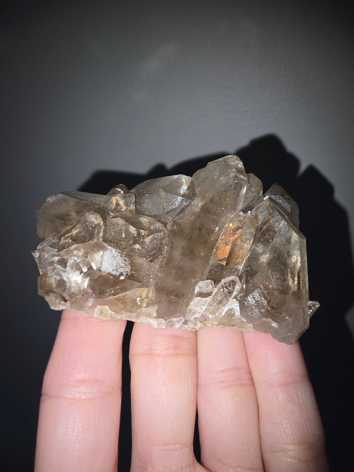Raw Smoky Quartz Cluster | Grounding, Protection & Emotional Resilience