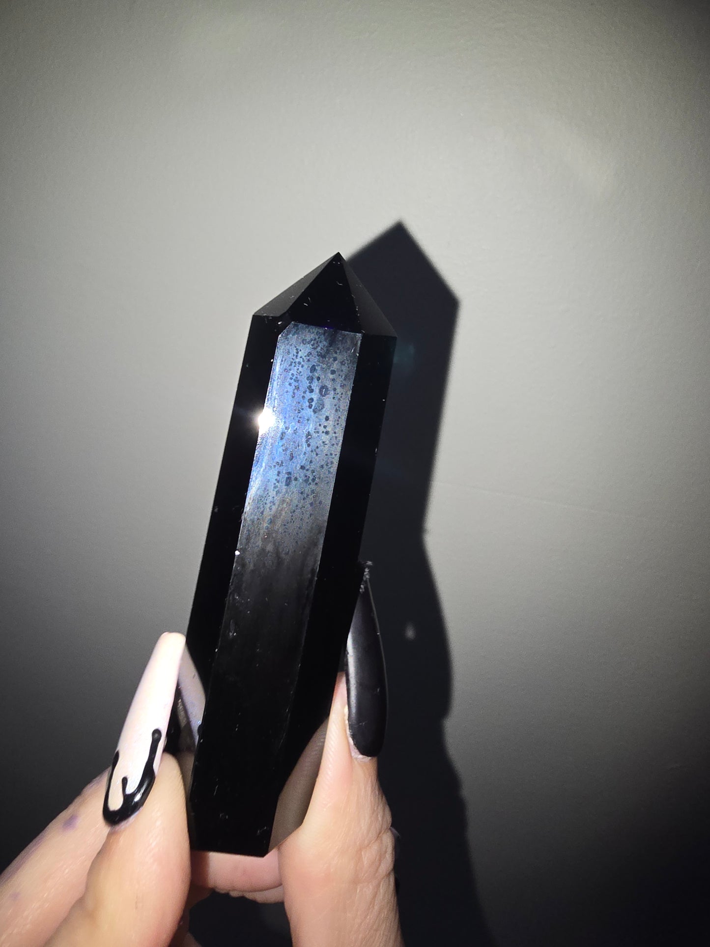 Black Obsidian Tower | Protection & Grounding | Paulinna Vibes