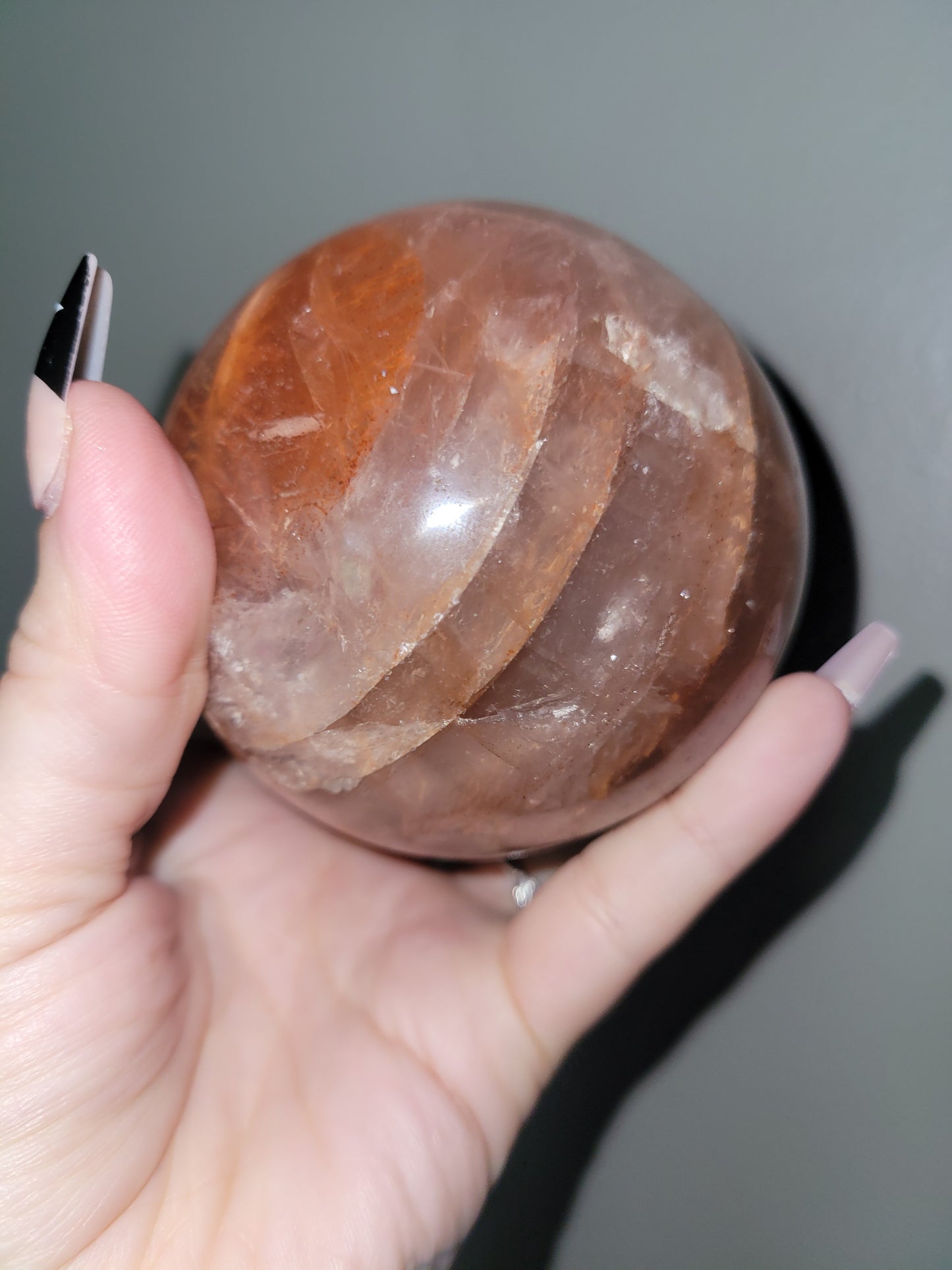 Fire Quartz Sphere