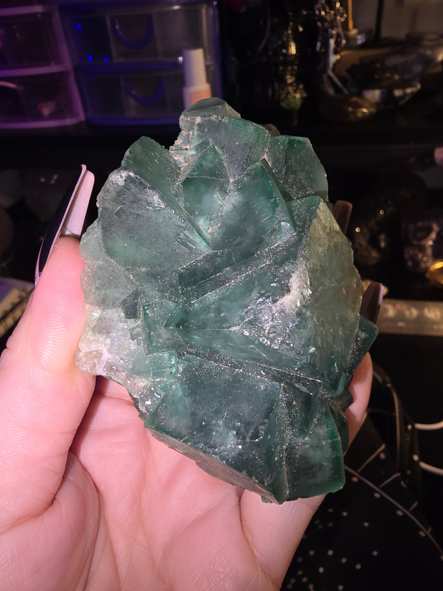 Green Cubic Fluorite