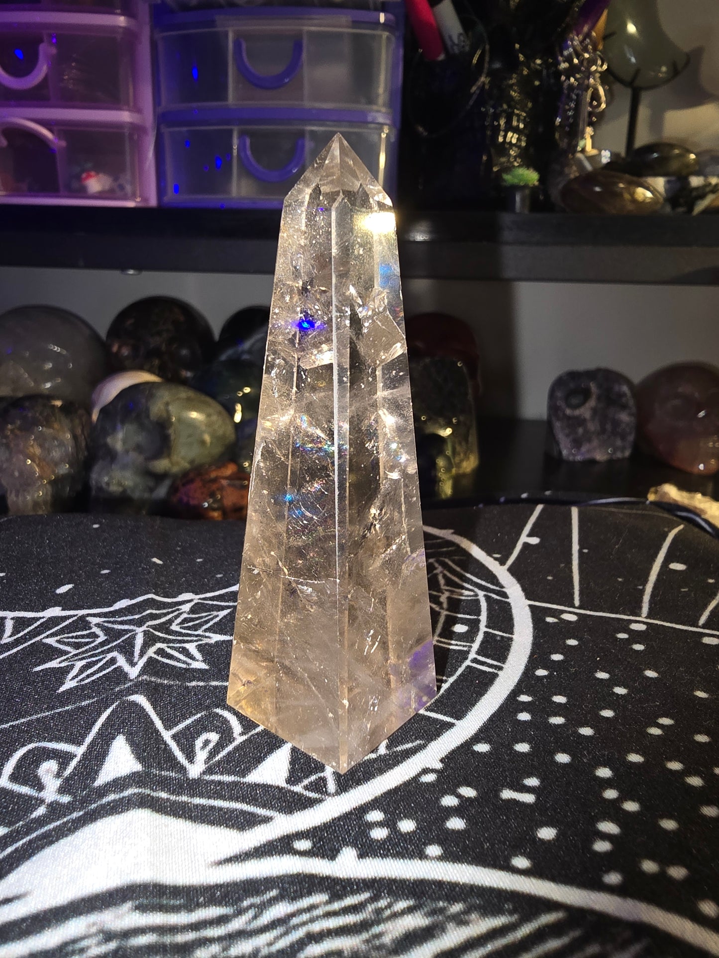 Smokey Quartz Obelisk